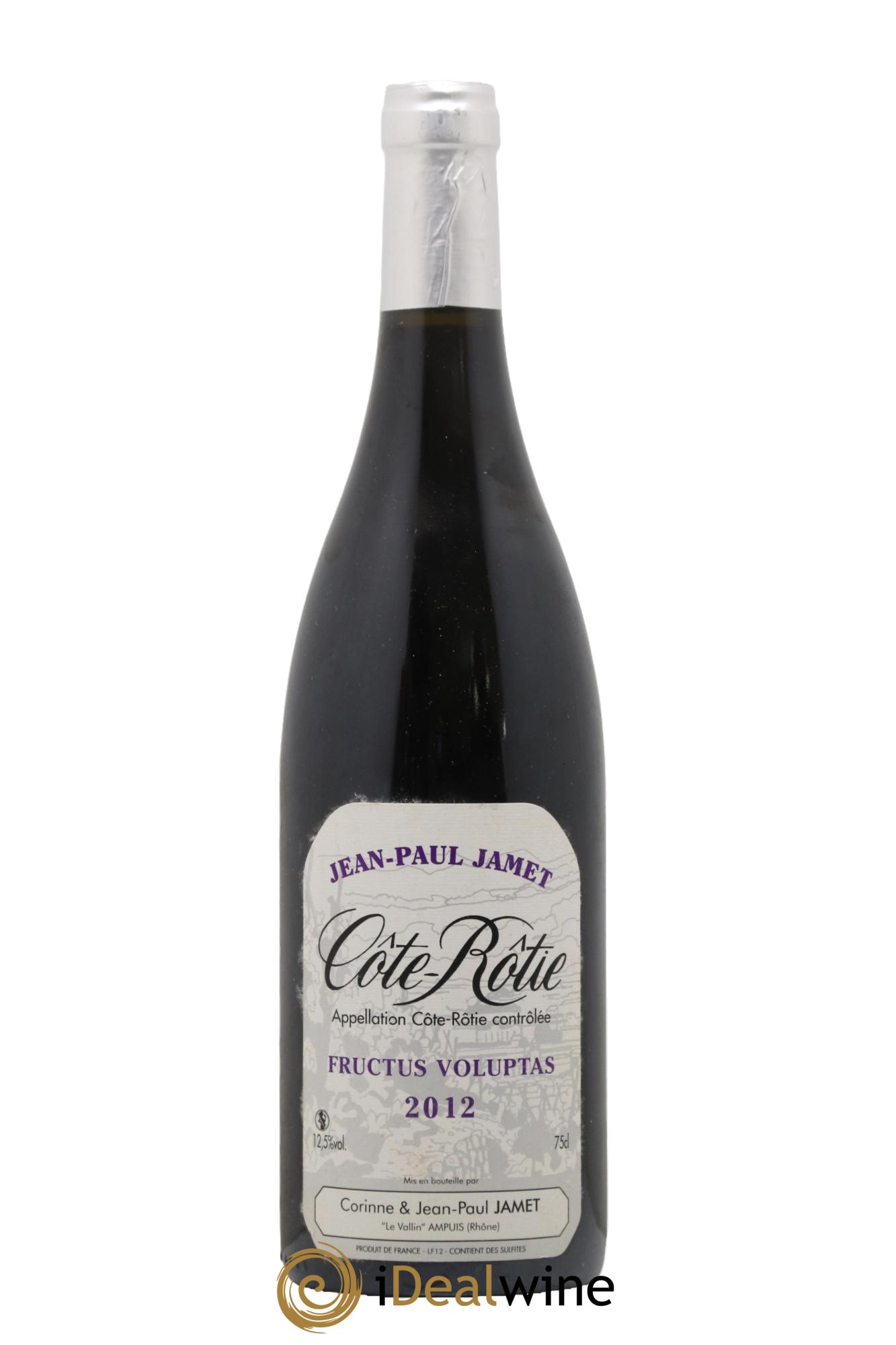 Côte-Rôtie Fructus Voluptas Jamet (Domaine) 2012 - Lot de 1 bouteille - 0