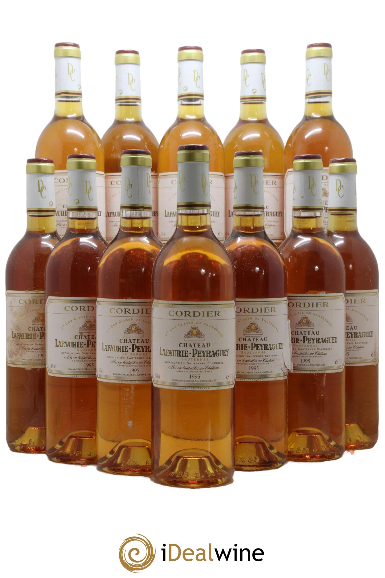 Château Lafaurie-Peyraguey 1er Grand Cru Classé  1995 - Lot de 12 bouteilles - 0