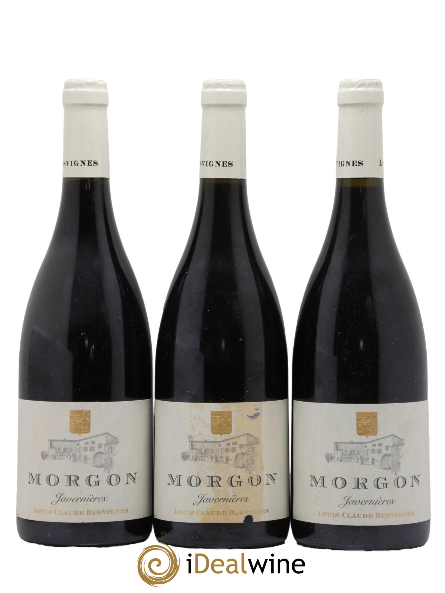 Morgon Côte de Py Javernières Louis-Claude Desvignes 2015 - Posten von 3 Flaschen - 0