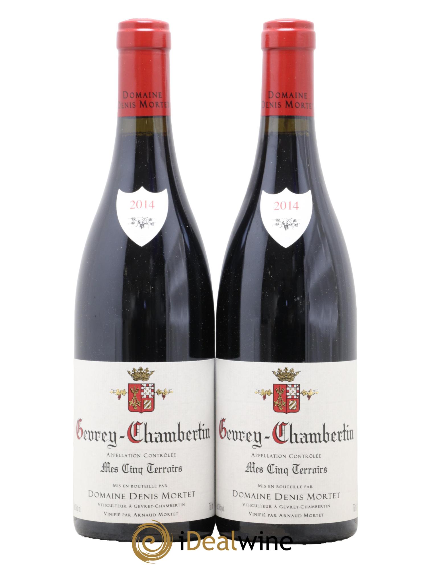 Gevrey-Chambertin Mes Cinq Terroirs Denis Mortet (Domaine) 2014 - Lot de 2 bouteilles - 0