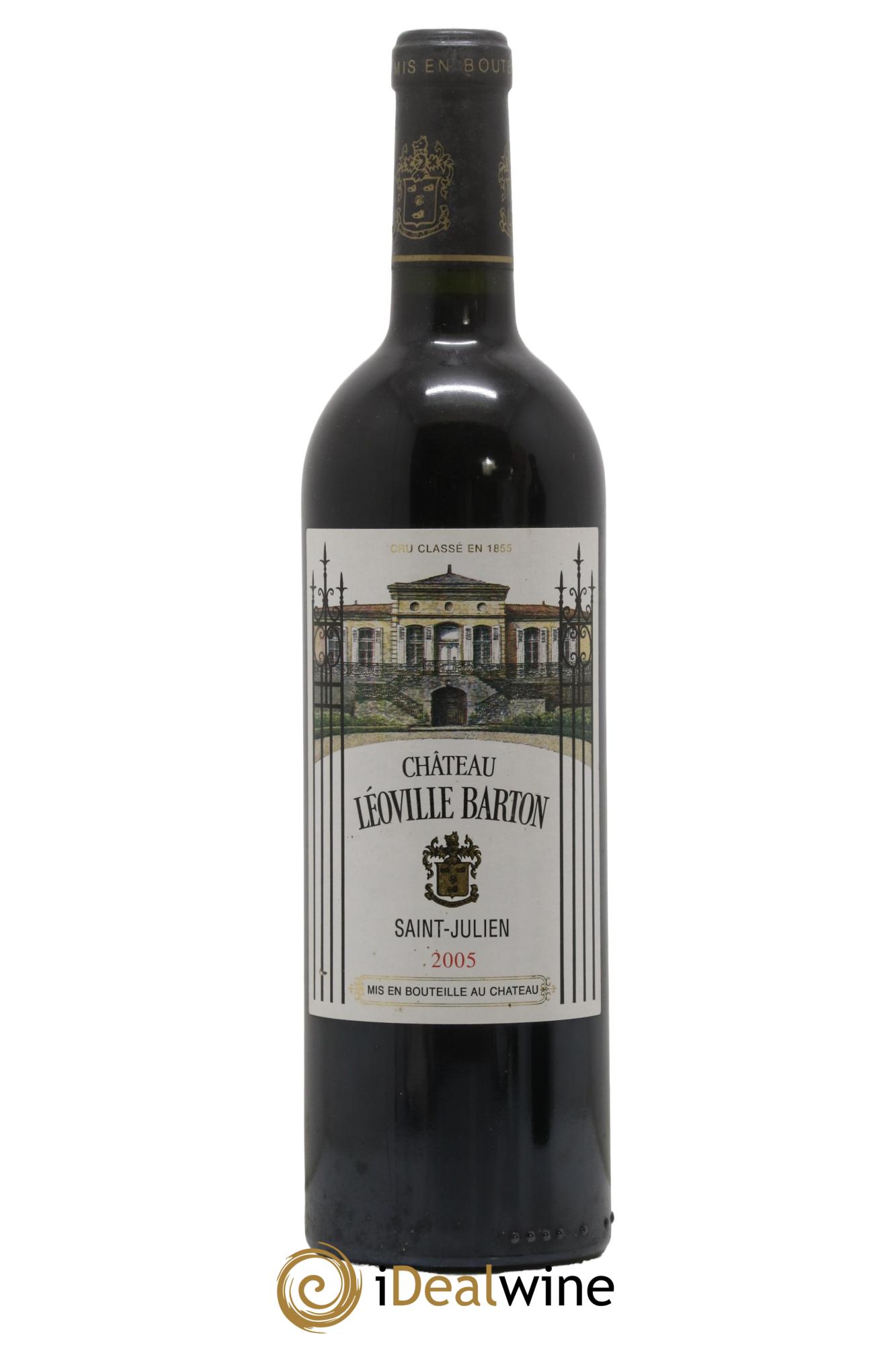 Château Léoville Barton 2ème Grand Cru Classé 2005 - Lot de 1 bouteille - 0