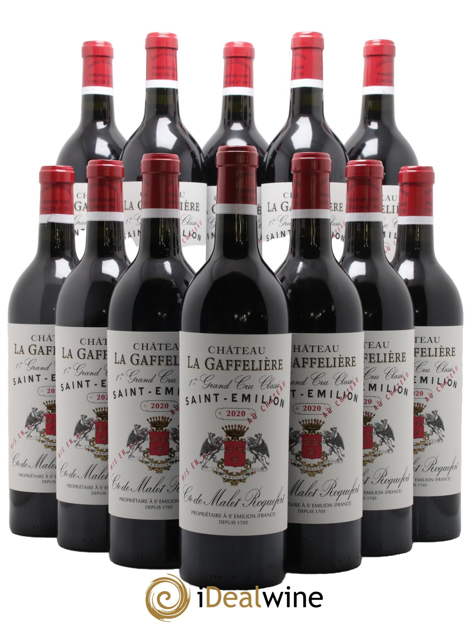 Château la Gaffelière 1er Grand Cru Classé B 2020 - Lot de 12 bouteilles - 0