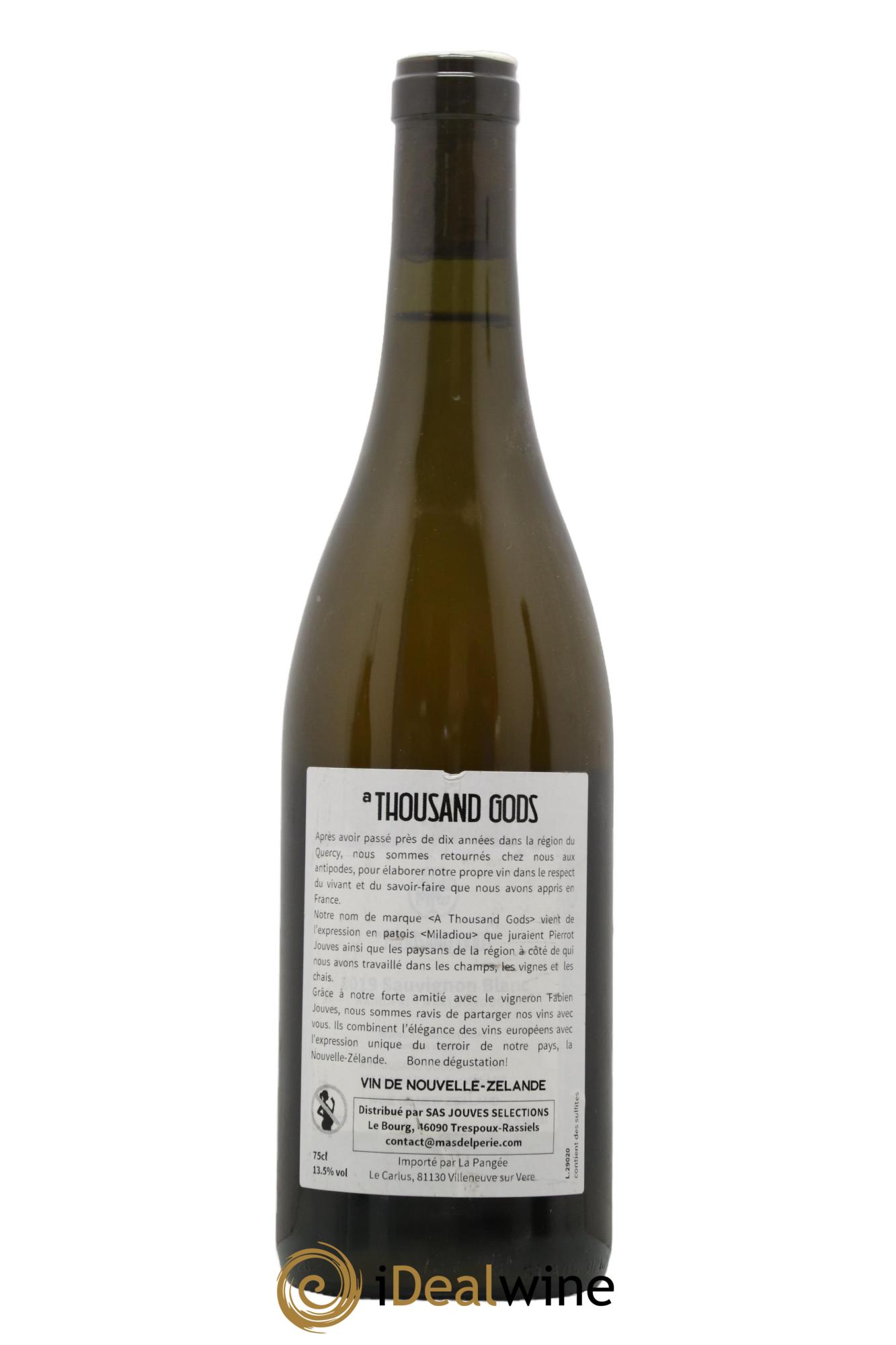 Nouvelle Zélande Sauvignon A Thousand Gods 2020 - Lotto di 1 bottiglia - 1