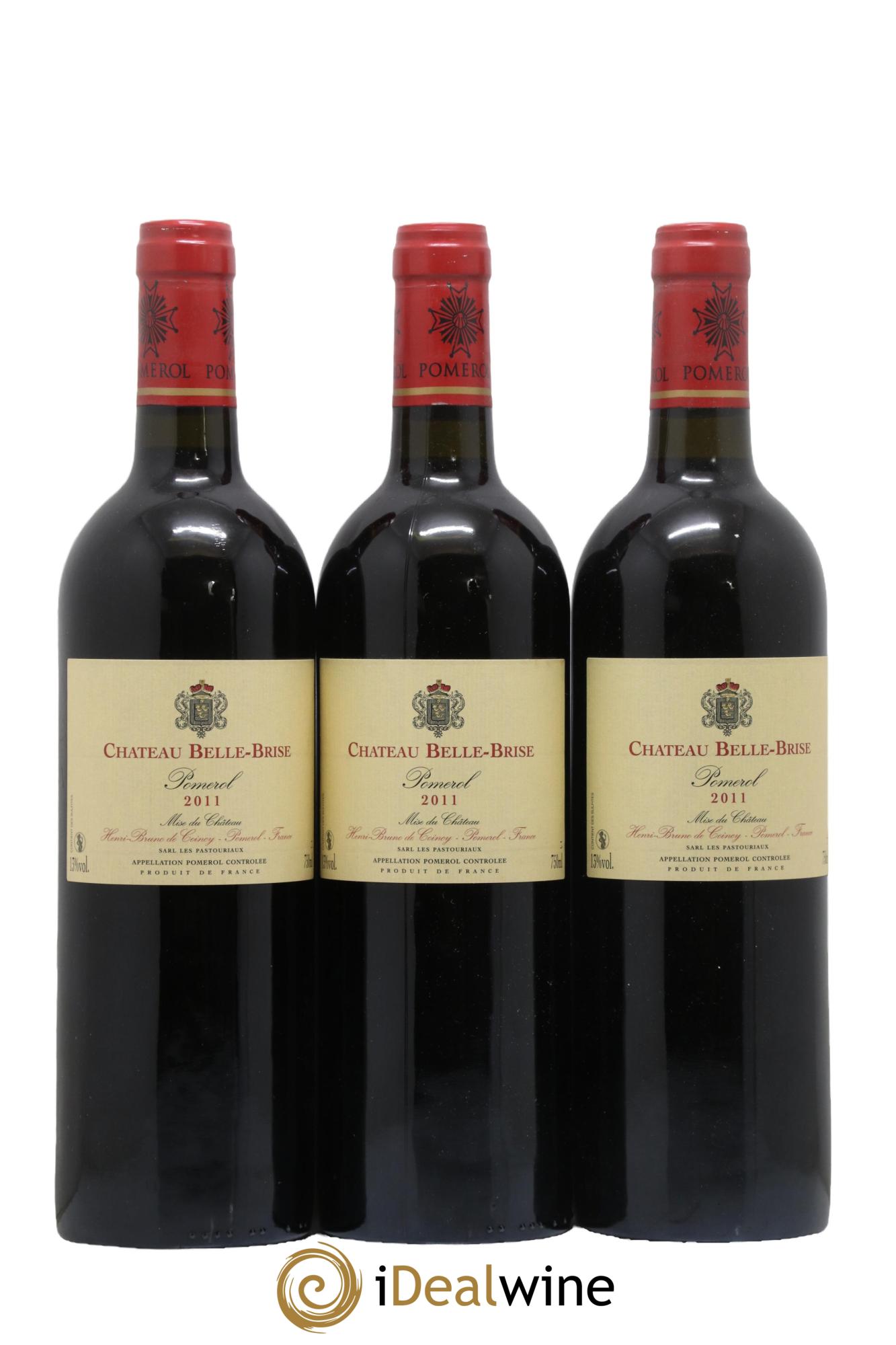 Château Belle-Brise 2011 - Lot de 3 bouteilles - 0