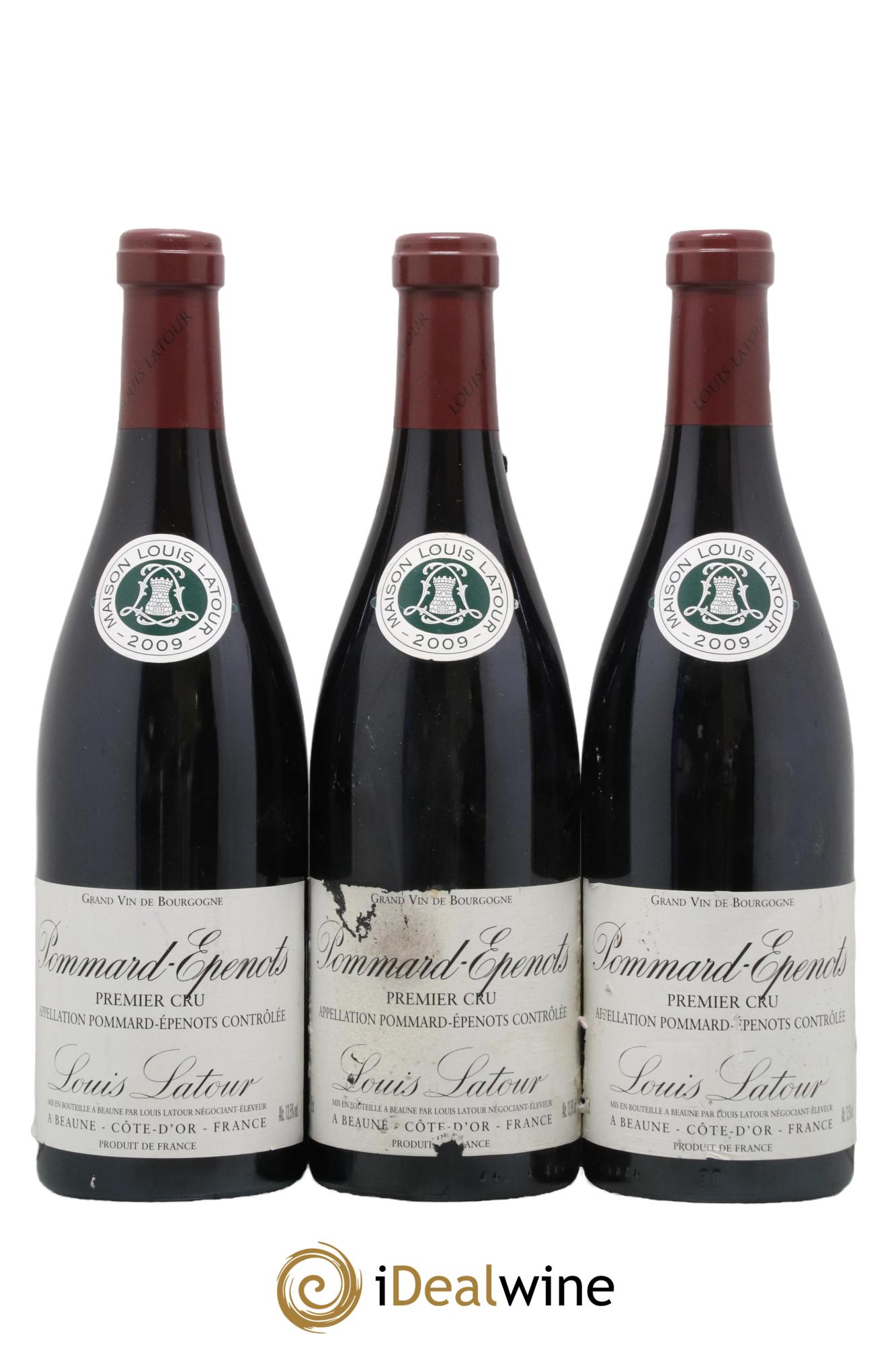 Pommard 1er Cru Les Epenots Louis Latour 2009 - Lot de 3 bouteilles - 0