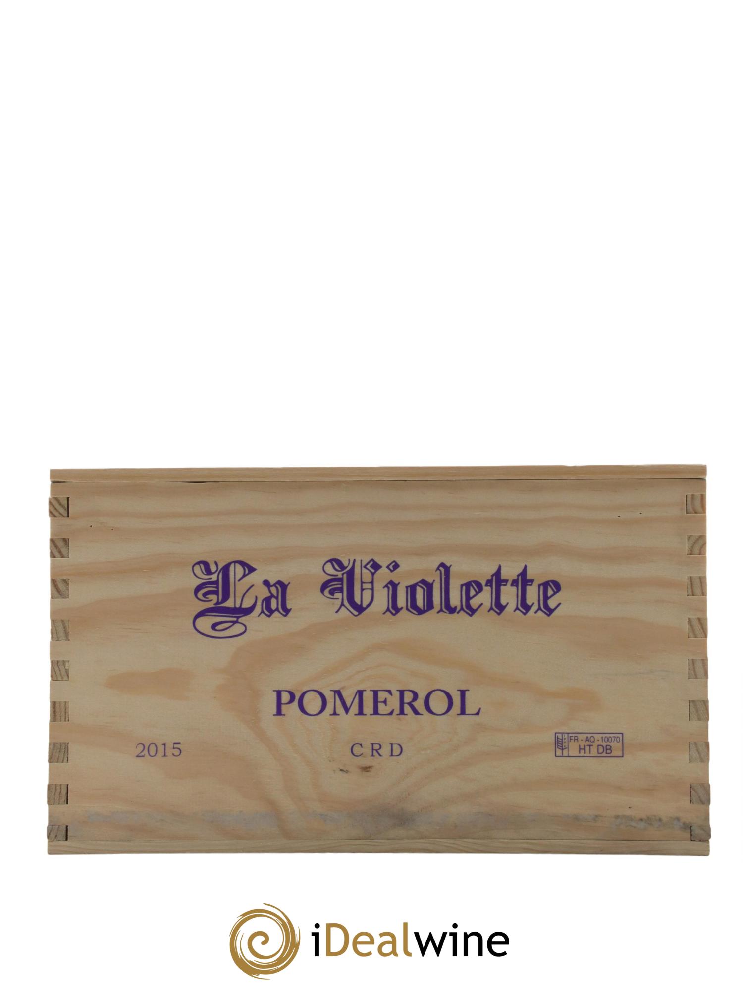 Château la Violette 2015 - Lot de 6 bouteilles - 6