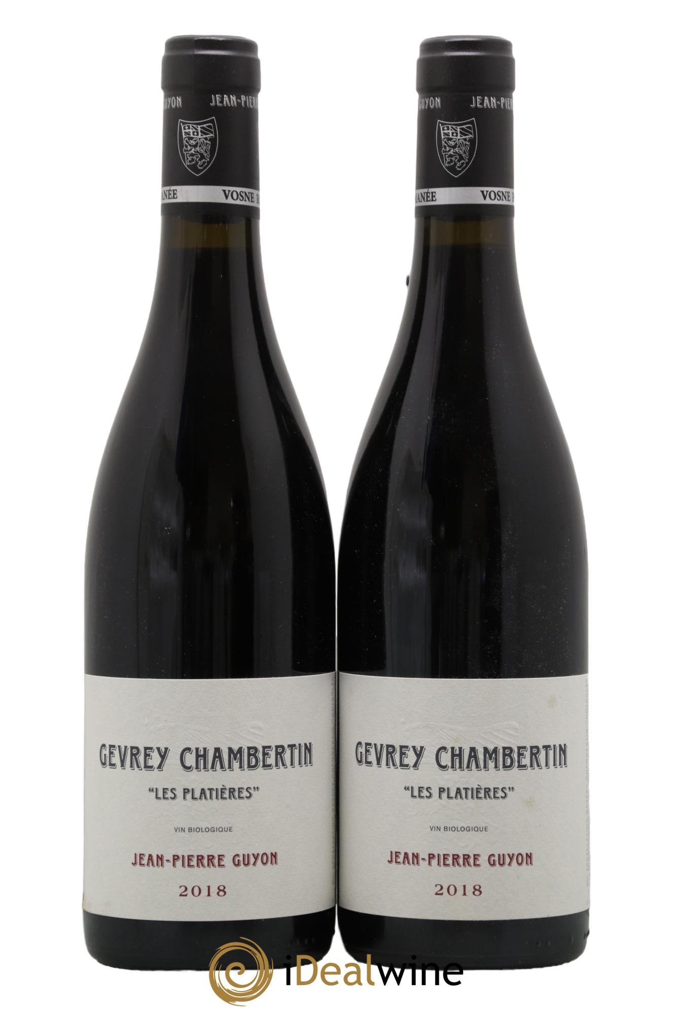 Gevrey-Chambertin Les Platières Guyon (Domaine) 2018 - Lot of 2 bottles - 0