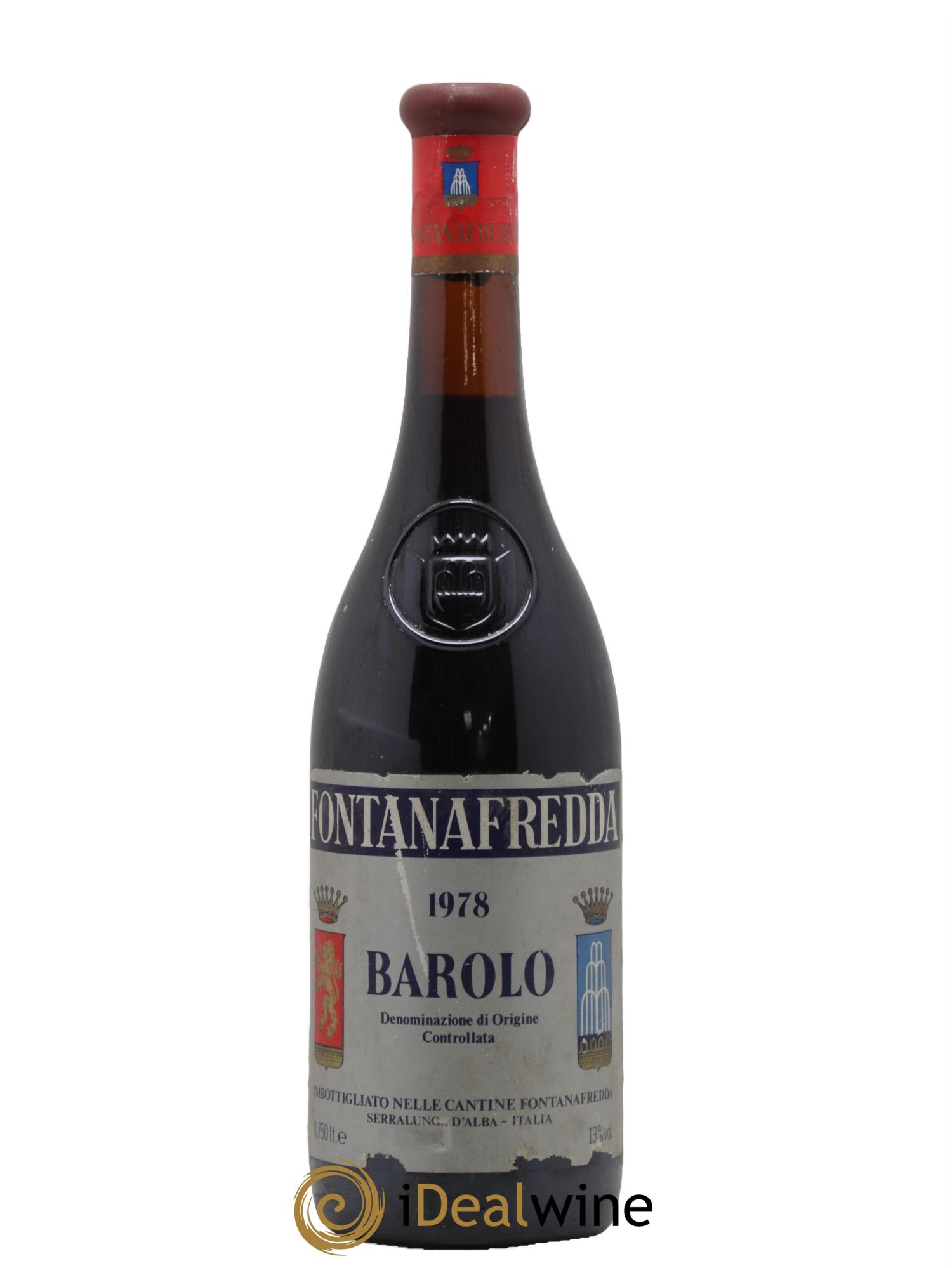 Barolo DOCG Fontanafredda 1978 - Posten von 1 Flasche - 0