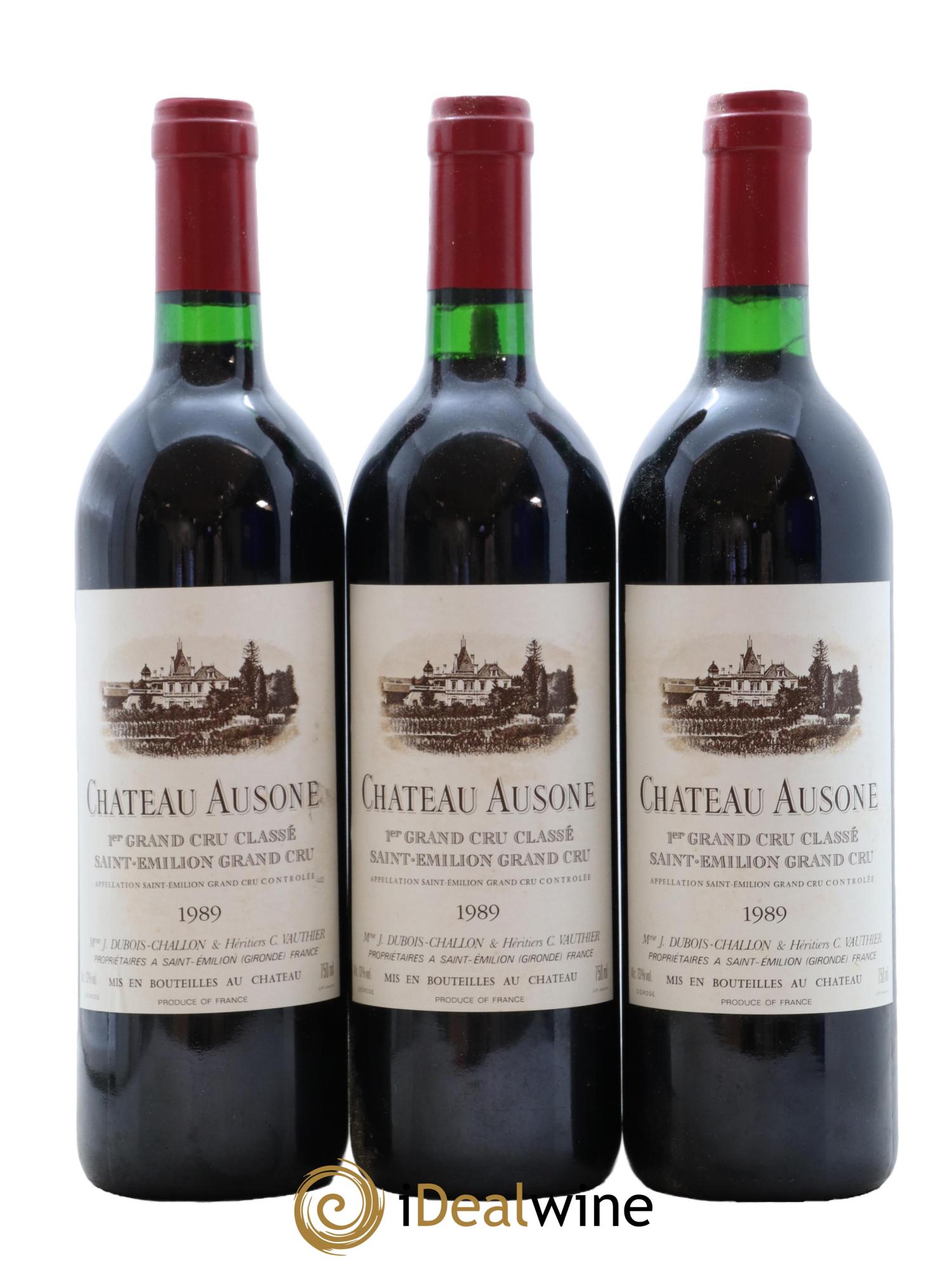 Château Ausone 1er Grand Cru Classé A 1989 - Lot de 6 bouteilles - 2