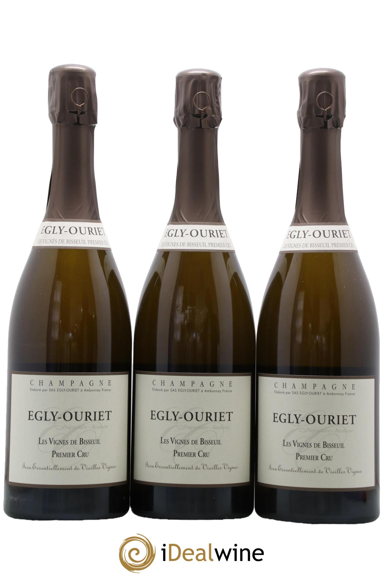 Les Vignes de Bisseuil Premier Cru Brut  Egly-Ouriet - Lot de 3 bouteilles - 0