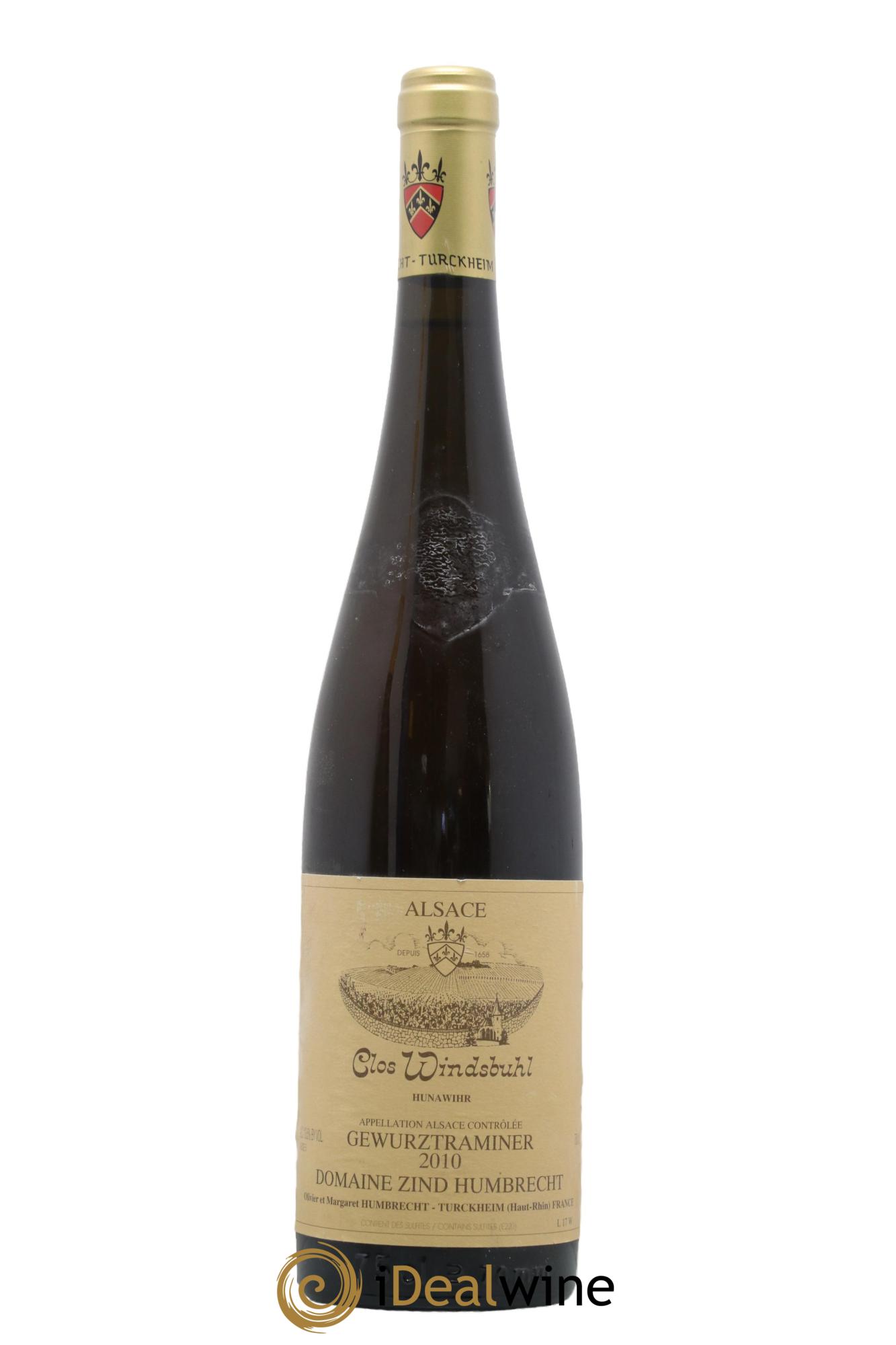 Alsace Gewurztraminer Clos Windsbuhl Zind-Humbrecht (Domaine)  2010 - Lot de 1 bouteille - 0