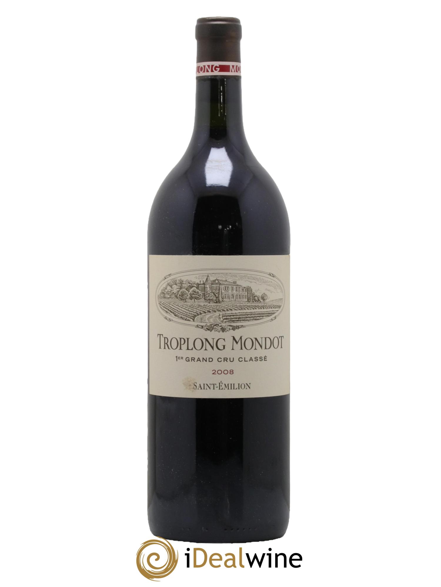 Château Troplong Mondot 1er Grand Cru Classé B 2008 - Lot de 1 magnum - 0