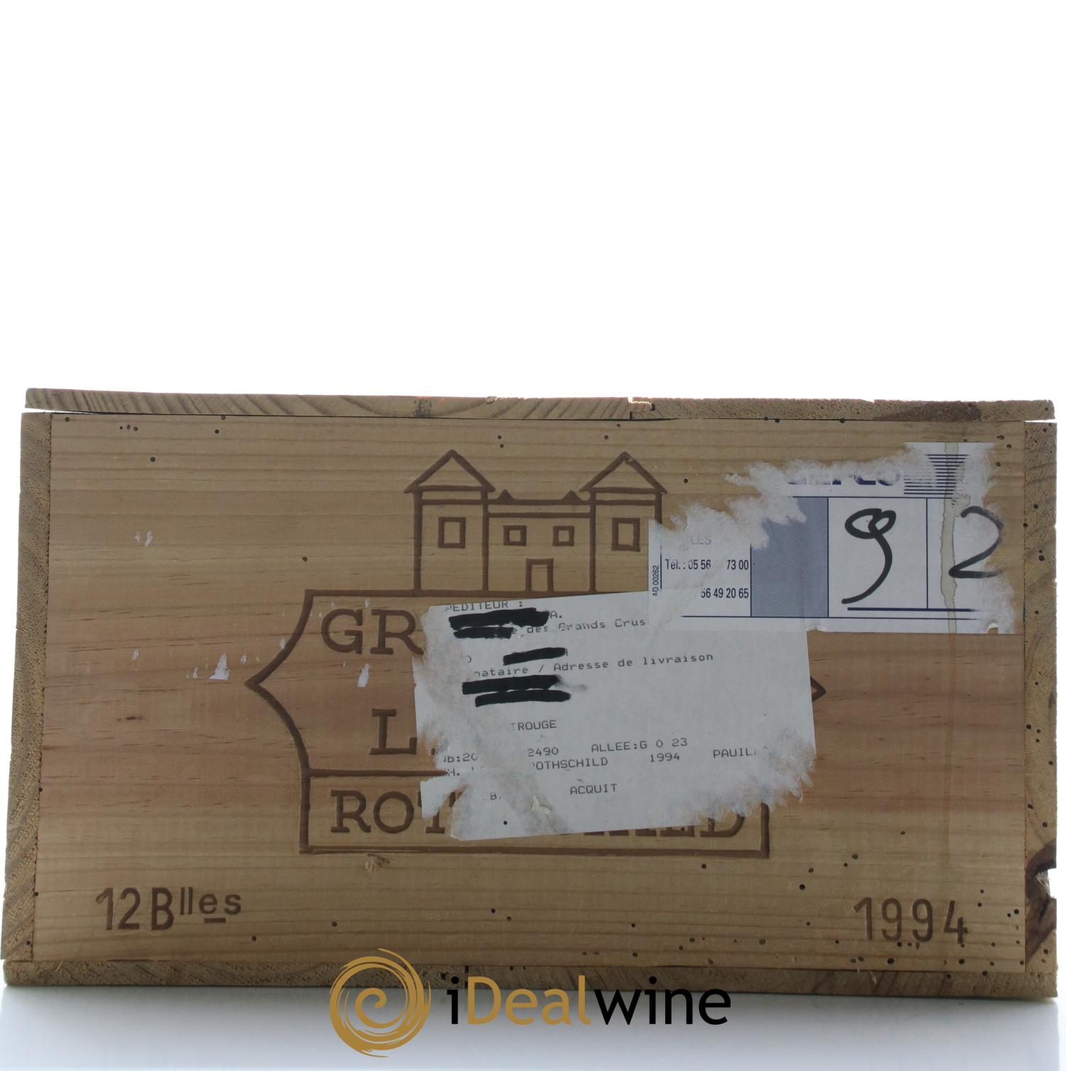 Château Lafite Rothschild 1er Grand Cru Classé 1994 - Lotto di 12 bottiglie - 1