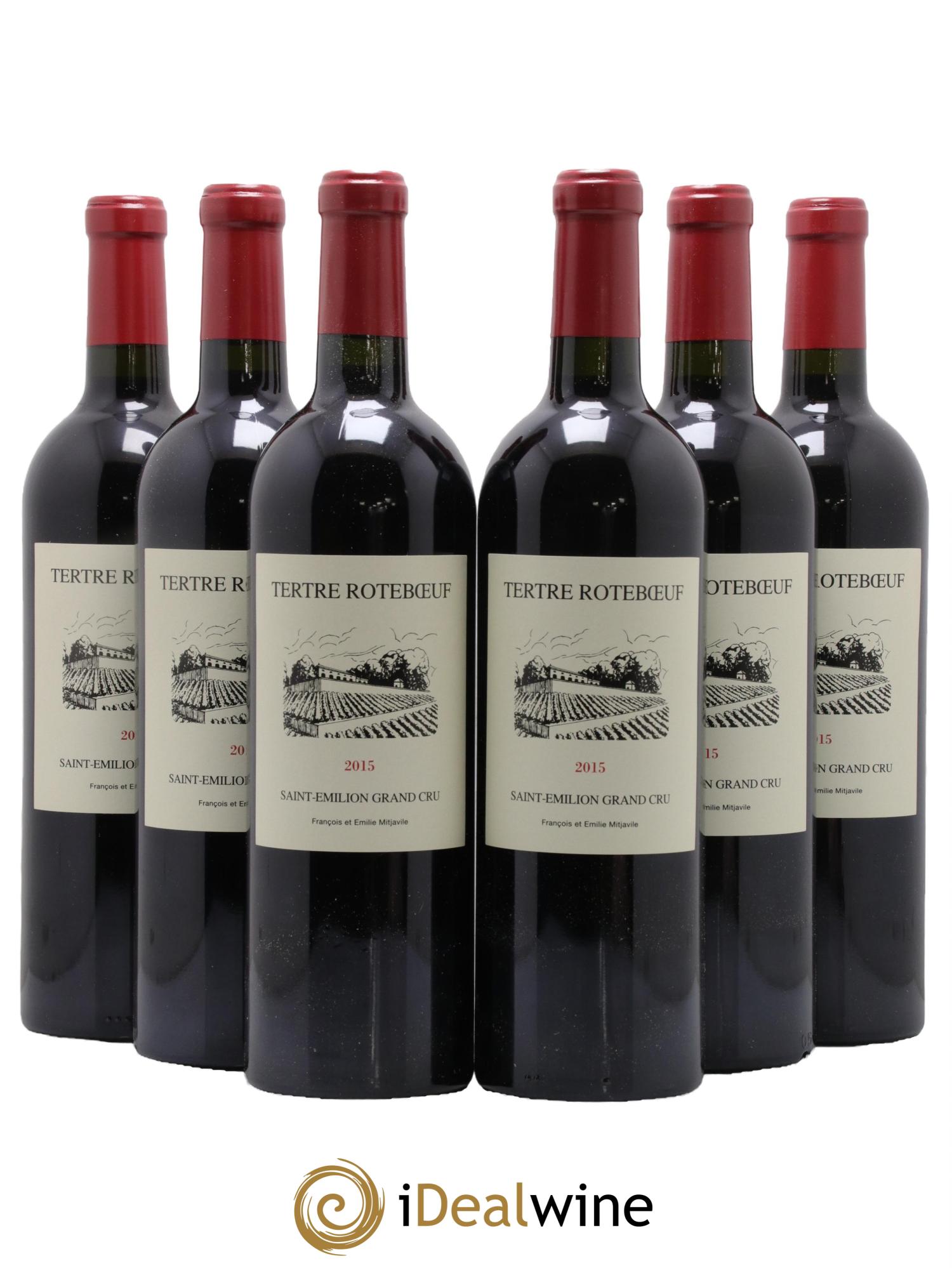 Château Tertre Roteboeuf 2015 - Lot of 6 bottles - 0