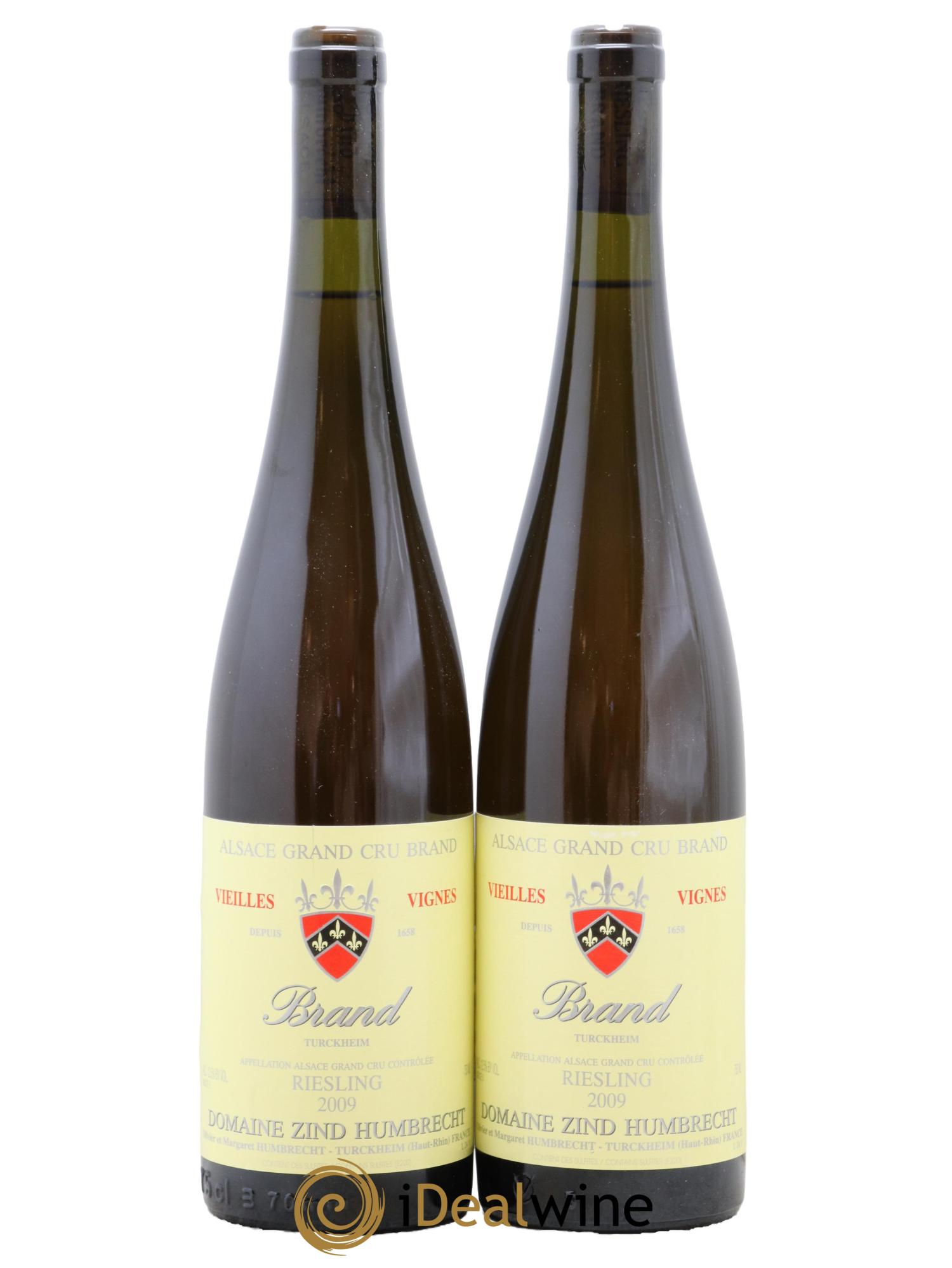 Alsace Riesling Grand Cru Brand Vieilles vignes Zind-Humbrecht (Domaine)  2009 - Posten von 2 Flaschen - 0