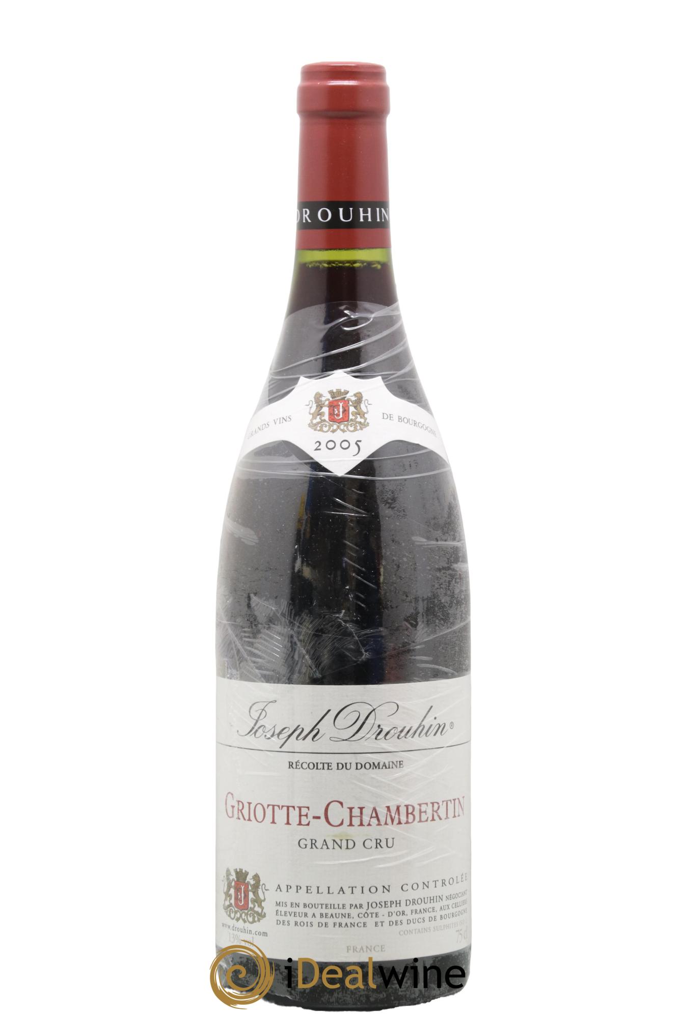 Griotte-Chambertin Grand Cru Joseph Drouhin 2005 - Posten von 1 Flasche - 0