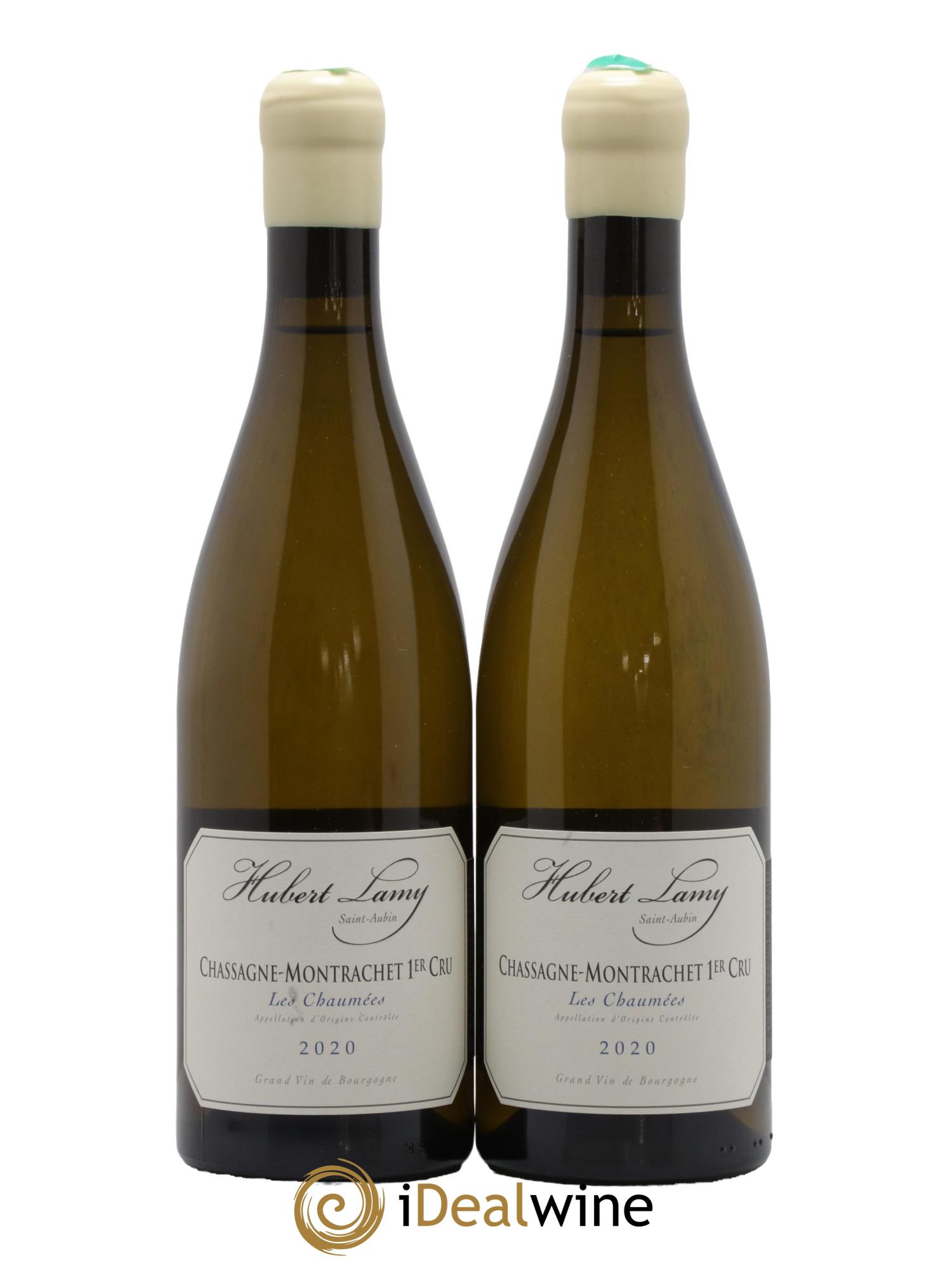 Chassagne-Montrachet 1er Cru Les Chaumées Hubert Lamy 2020 - Lot de 2 bouteilles - 0