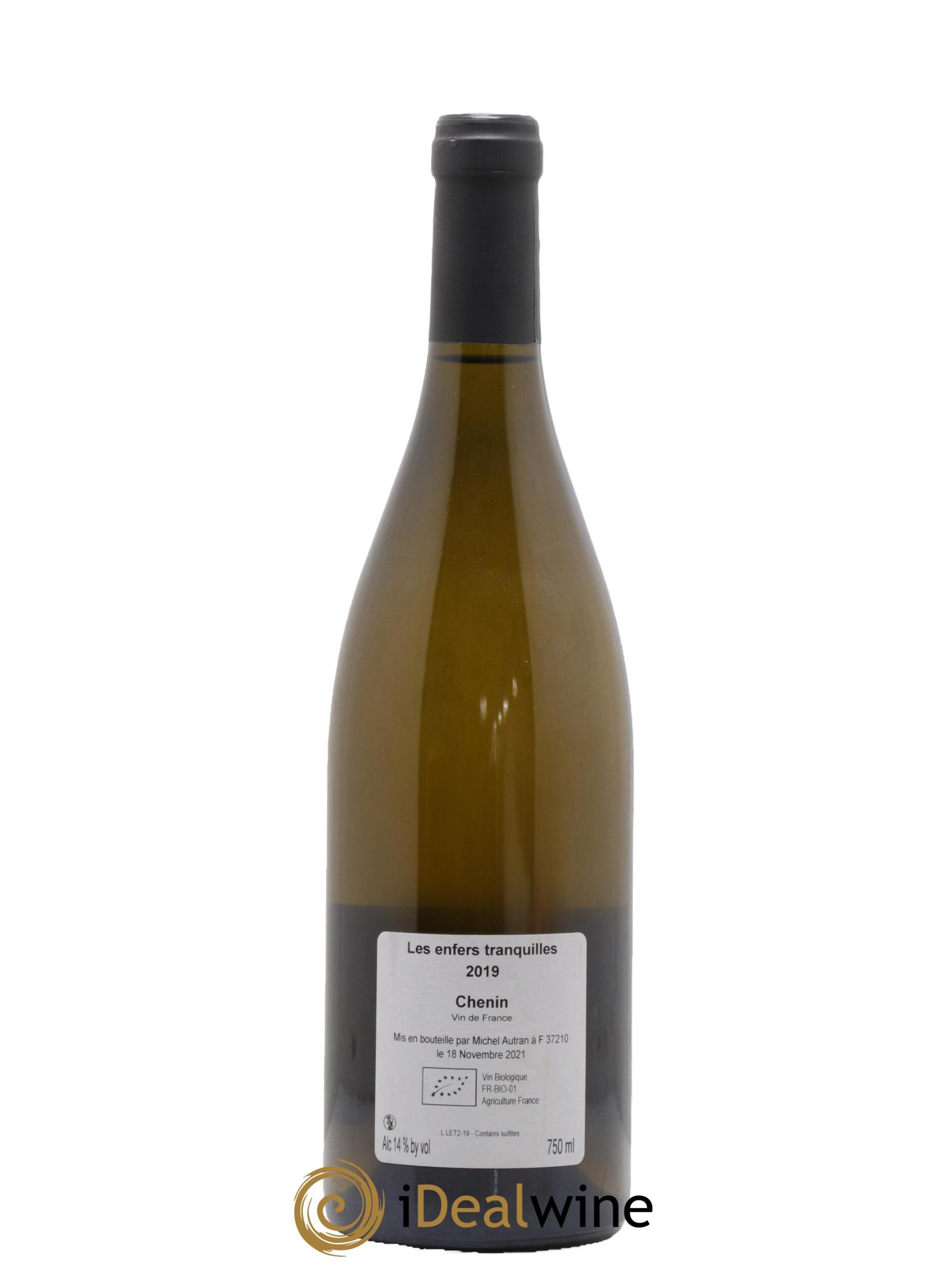 Vin de France Les Enfers Tranquilles Michel Autran 2019 - Lot de 1 bouteille - 1