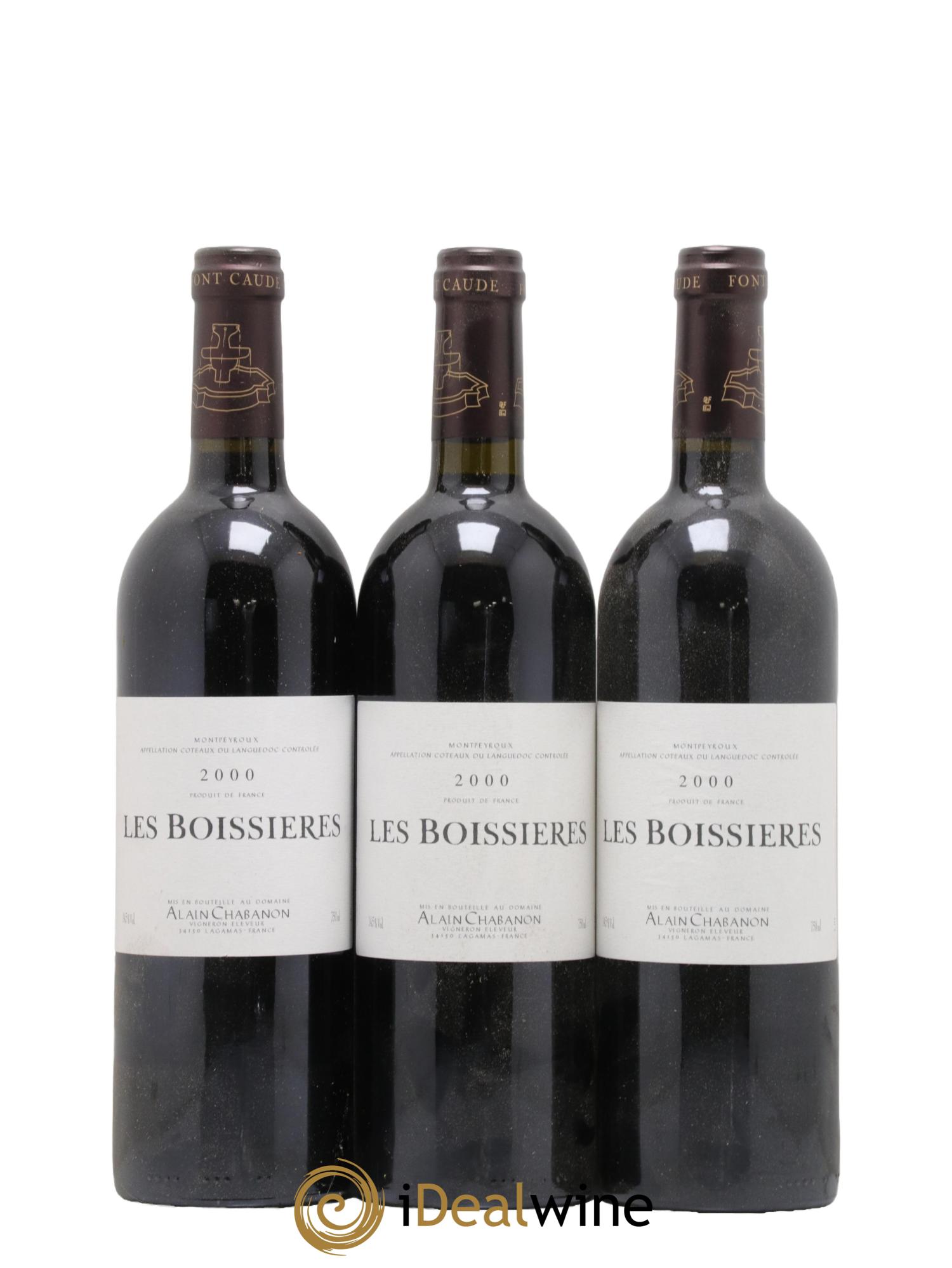 Coteaux du Languedoc Les Boissières Alain Chabanon (Domaine) 2000 - Lot de 12 bouteilles - 1