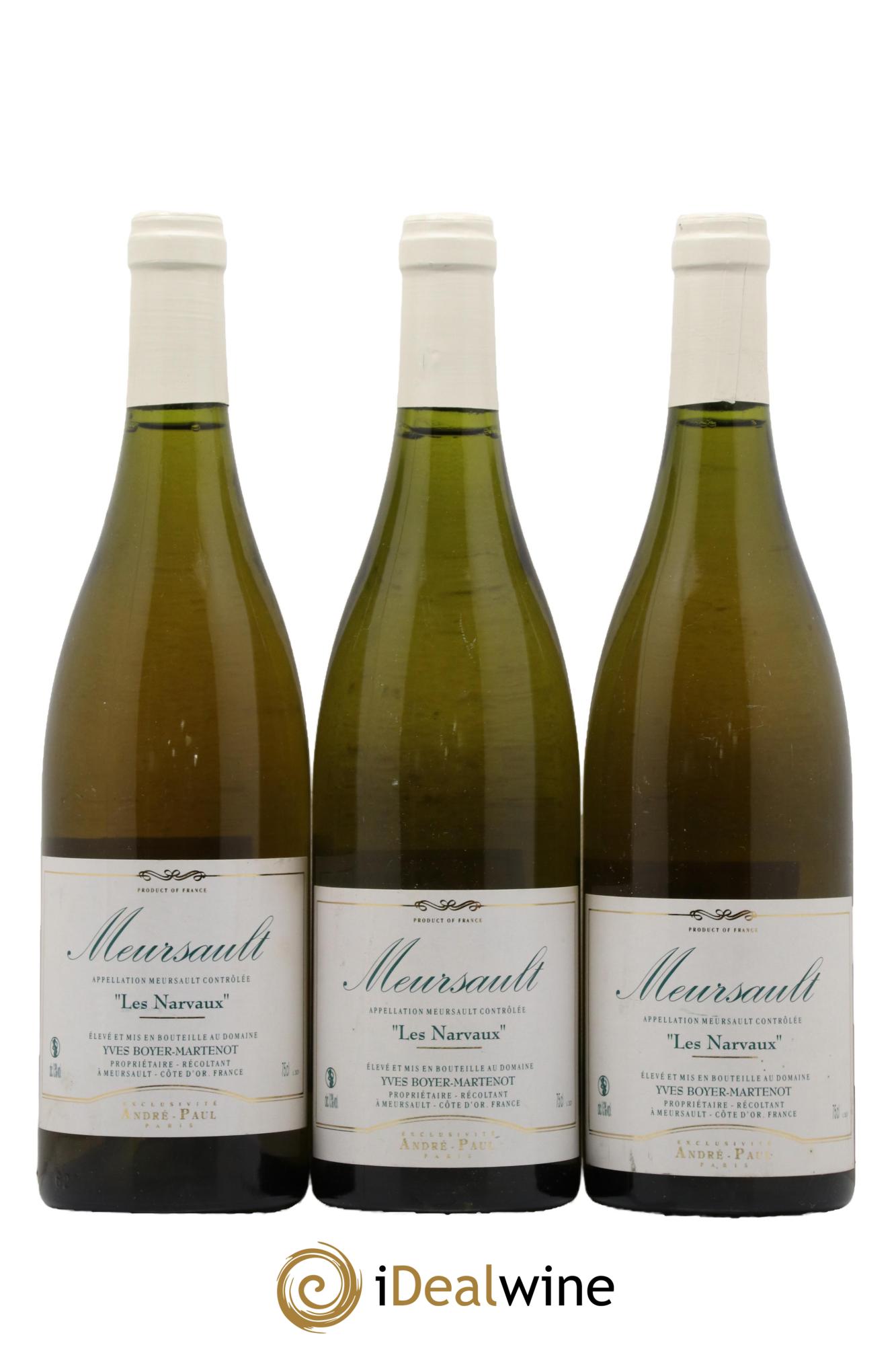 Meursault Les Narvaux Boyer-Martenot 2011 - Lotto di 3 bottiglie - 0