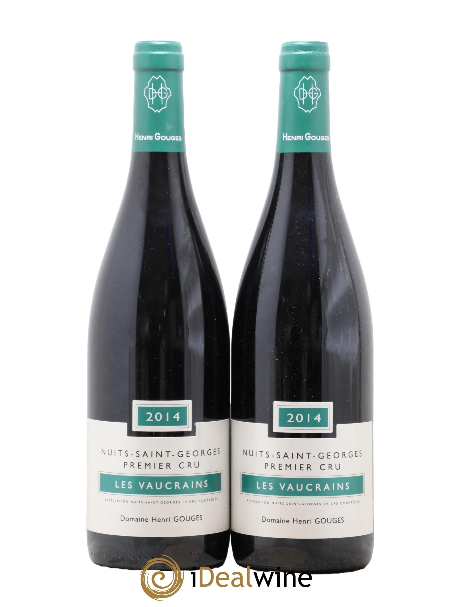 Nuits Saint-Georges 1er Cru Les Vaucrains Henri Gouges 2014 - Posten von 2 Flaschen - 0