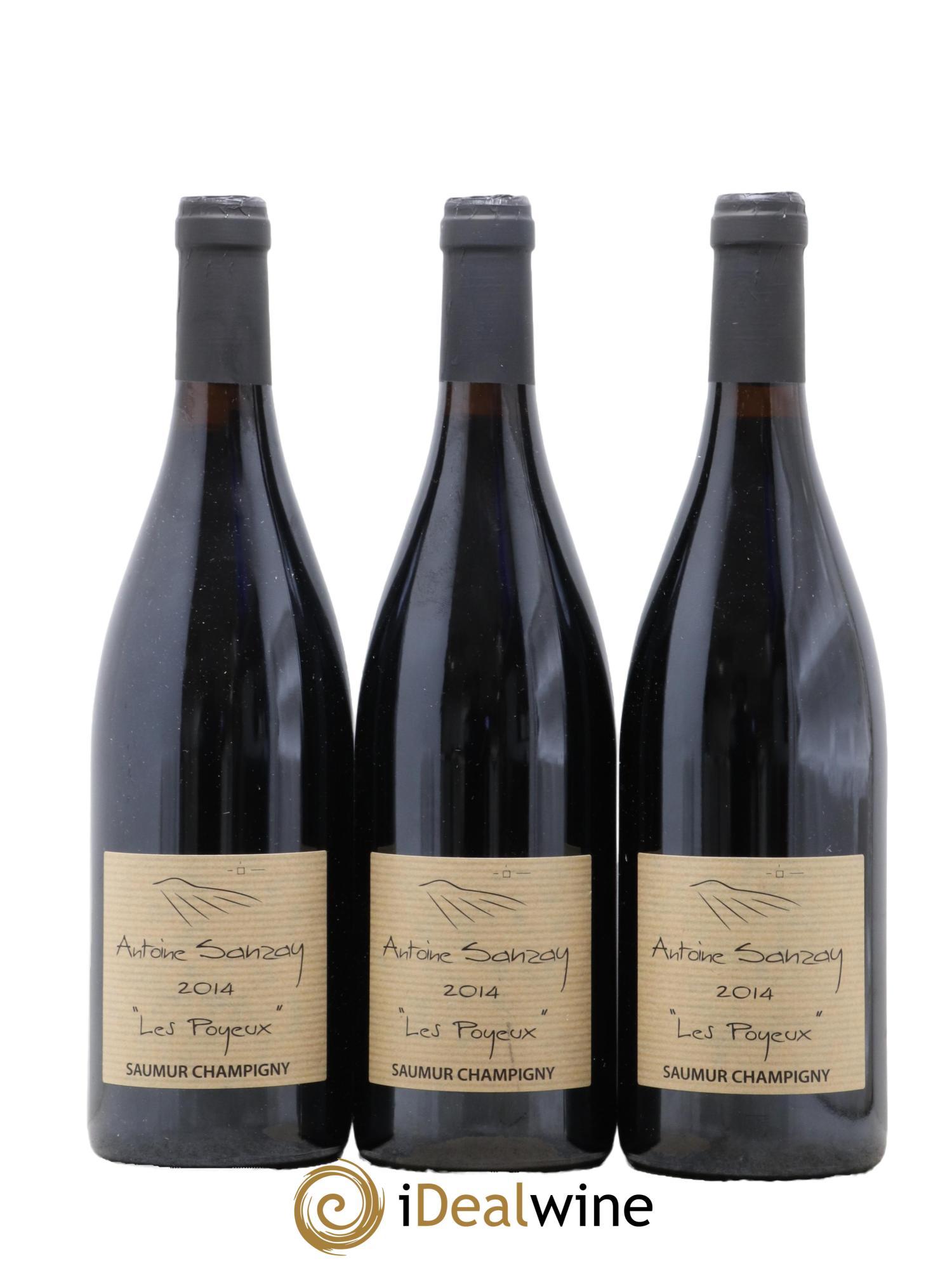 Saumur-Champigny Les Poyeux Antoine Sanzay 2014 - Lot de 3 bouteilles - 0