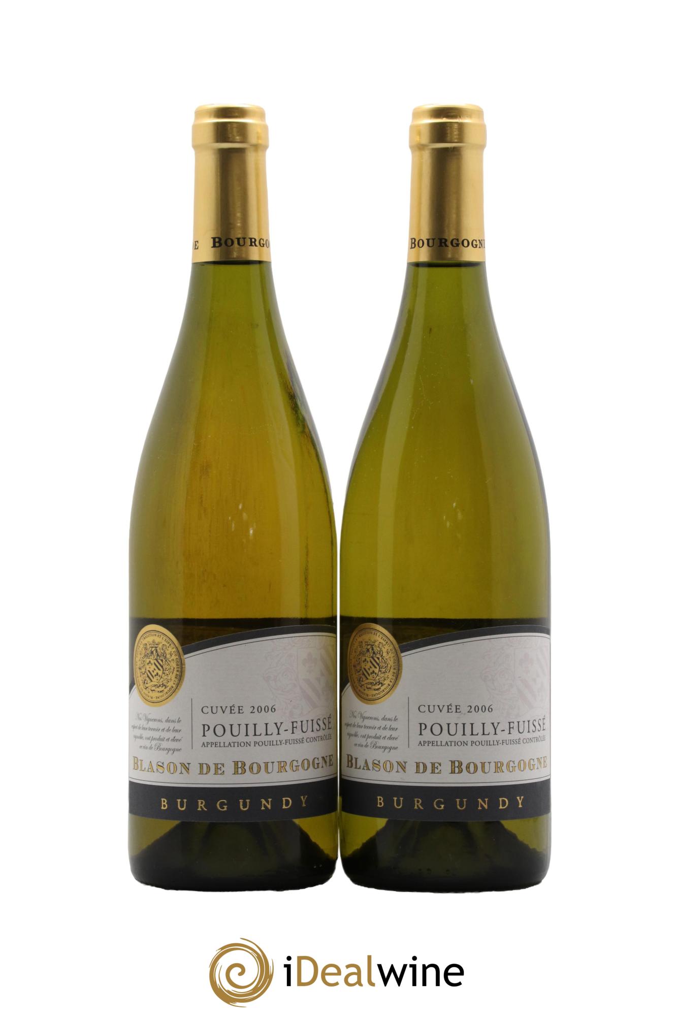 Pouilly-Fuissé Blason De Bourgogne 2006 - Posten von 2 Flaschen - 0