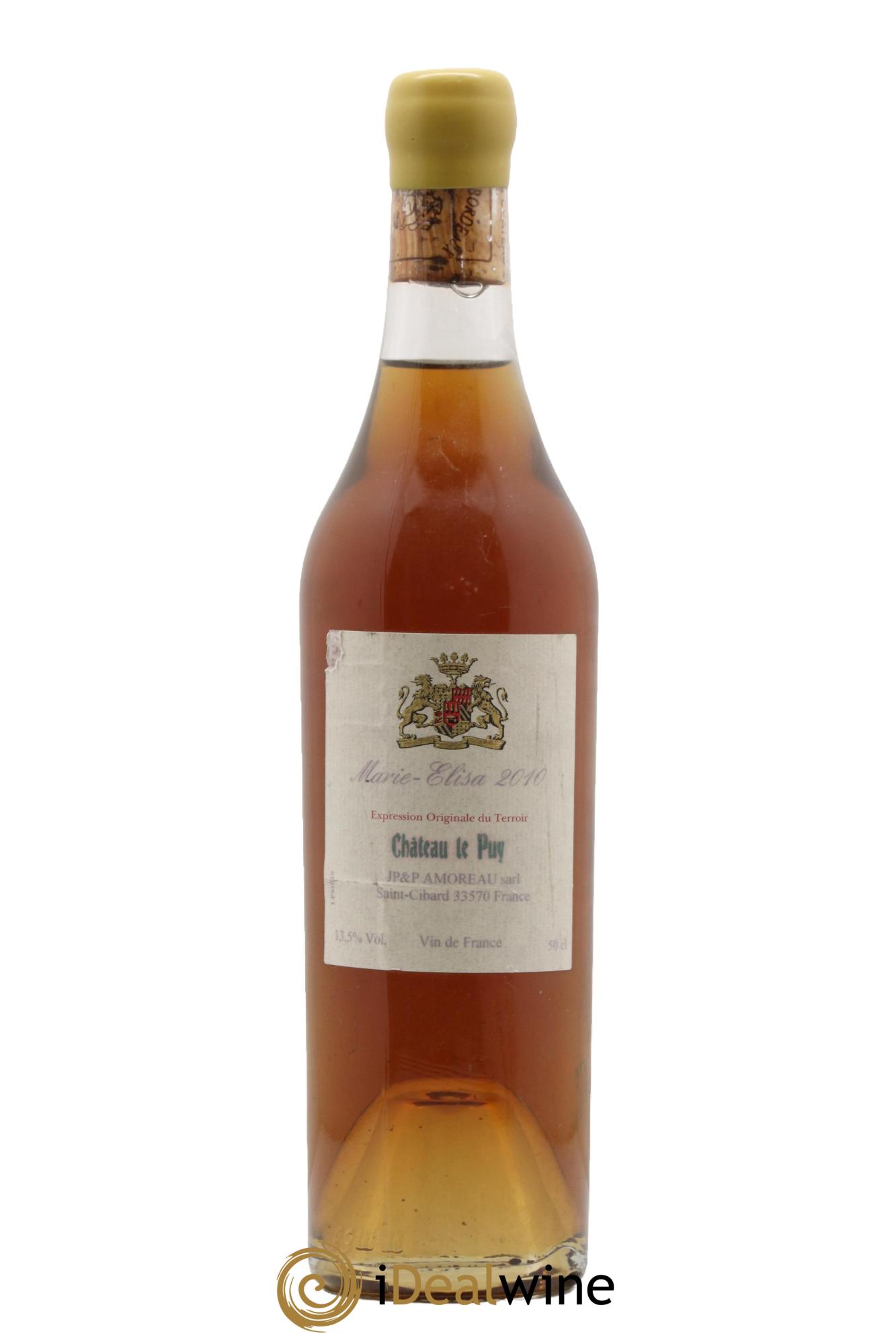 Vin de France Marie Elisa Château Le Puy 2010 - Lotto di 1 formato 50cl - 0