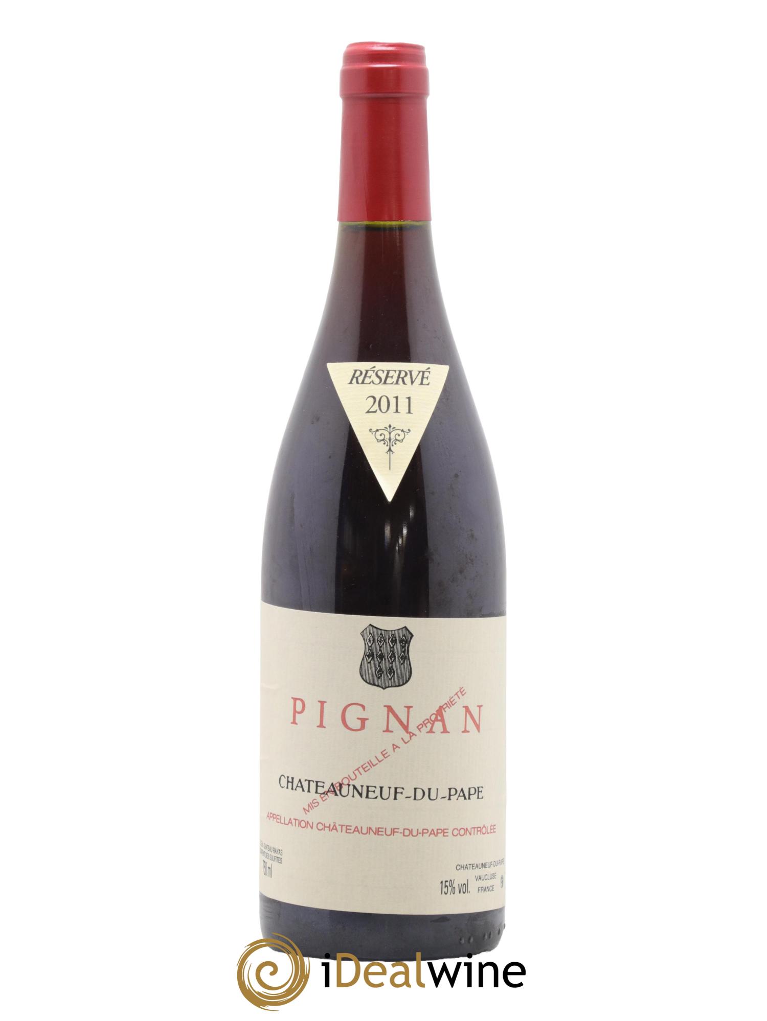 Châteauneuf-du-Pape Pignan Emmanuel Reynaud 2011 - Lot de 1 bouteille - 0