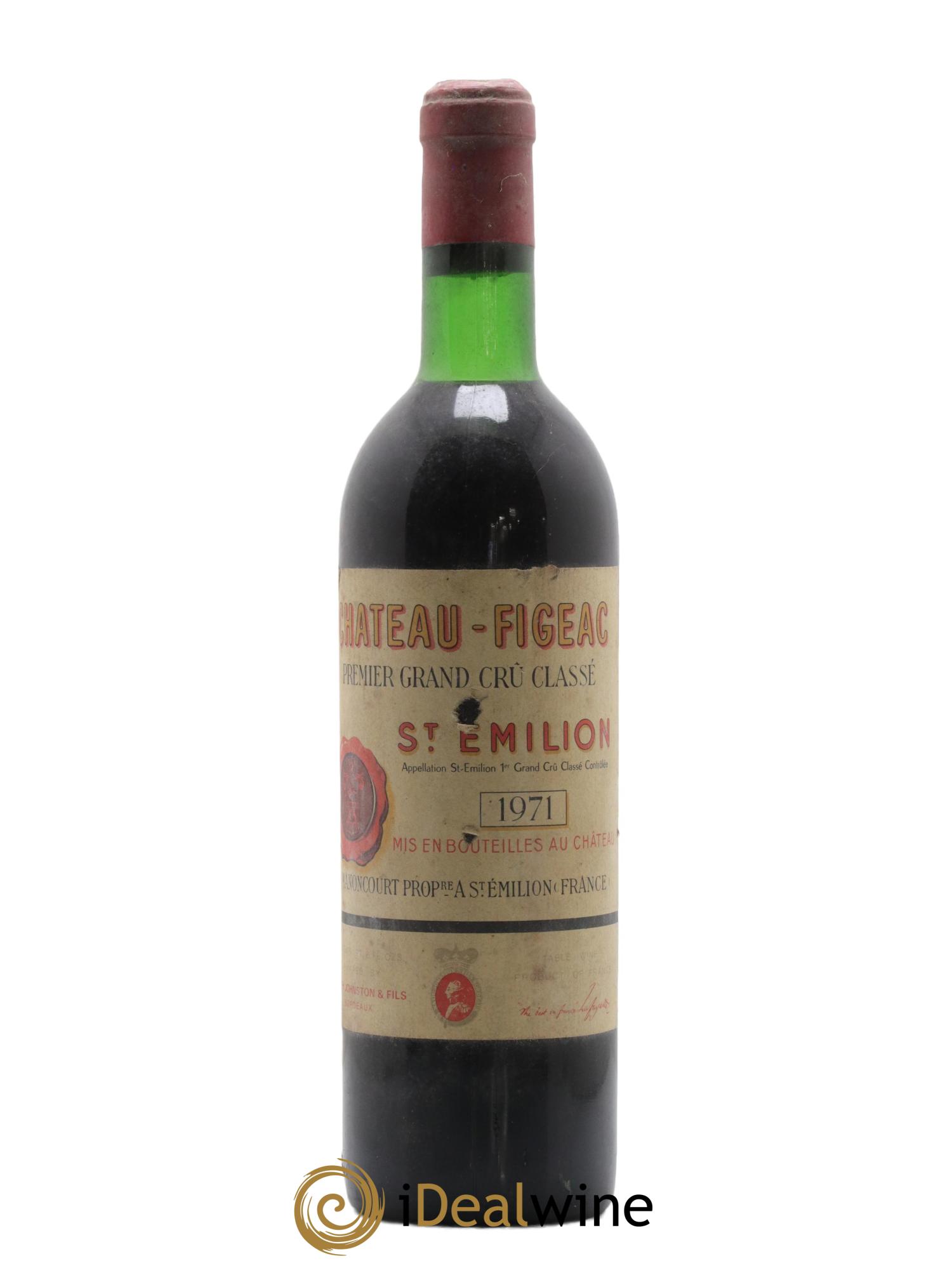 Château Figeac 1er Grand Cru Classé A 1971 - Lot of 1 bottle - 0