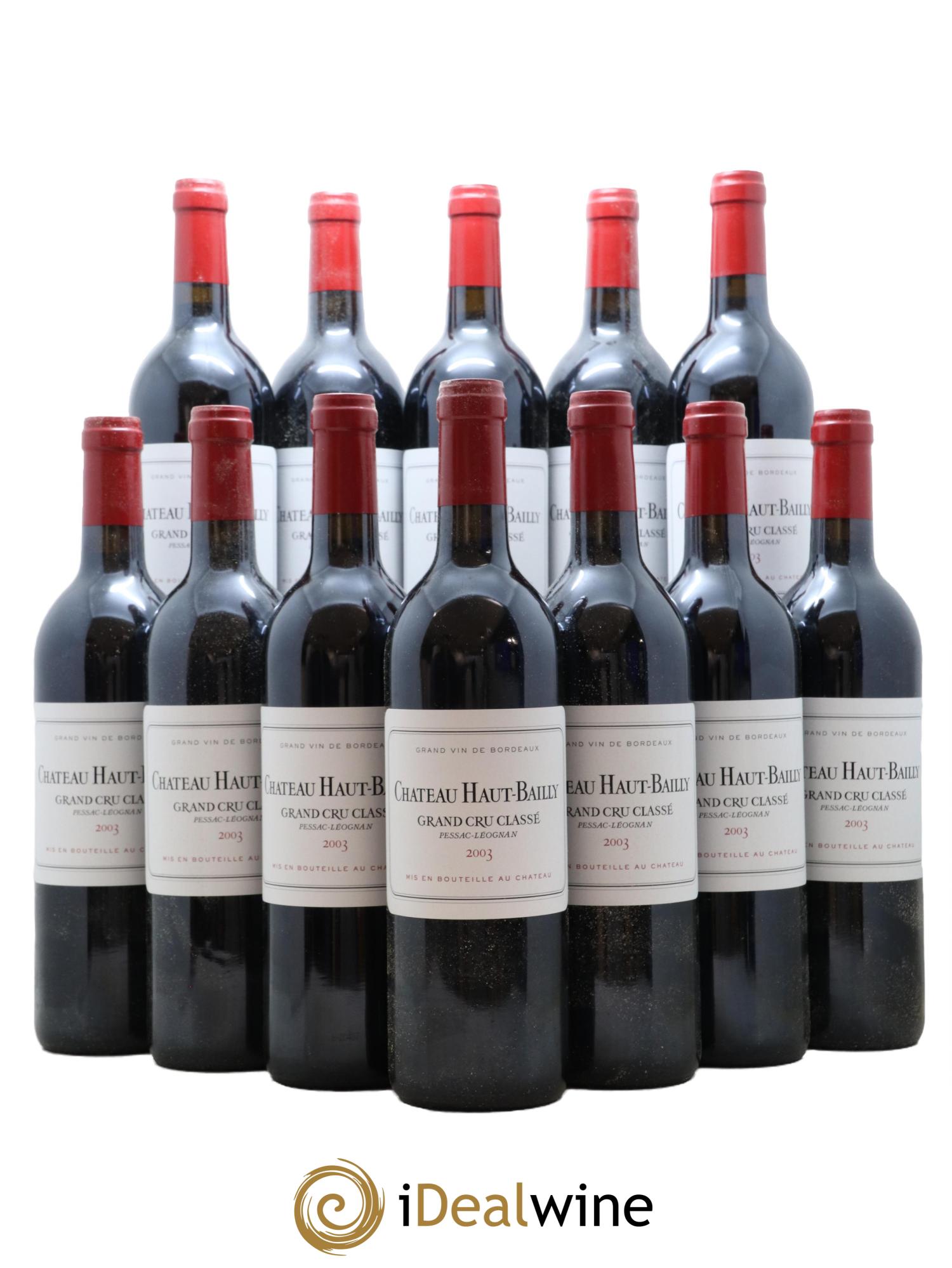 Château Haut-Bailly Cru Classé de Graves 2003 - Lotto di 12 bottiglie - 0