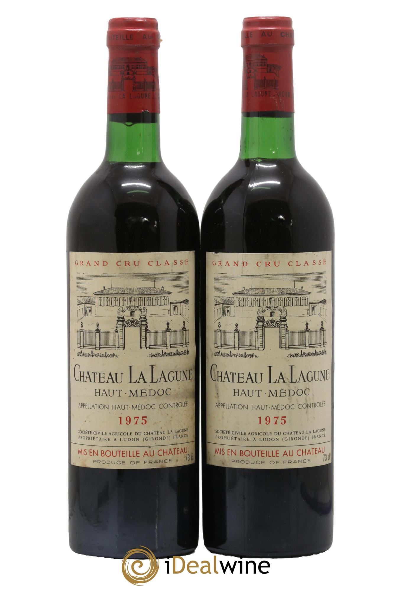 Château la Lagune 3ème Grand Cru Classé  1975 - Posten von 2 Flaschen - 0