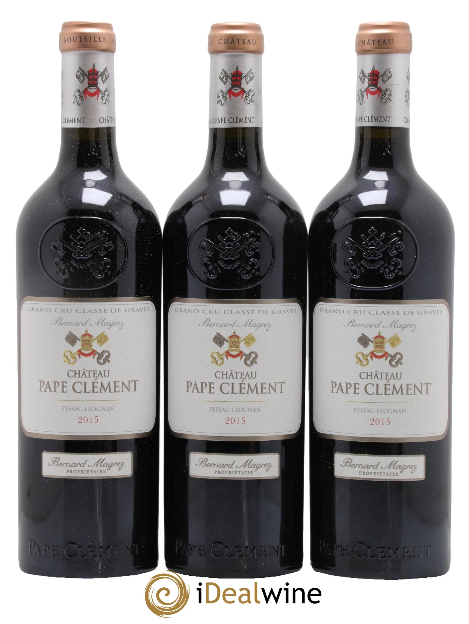 Château Pape Clément Cru Classé de Graves 2015 - Posten von 6 Flaschen - 1