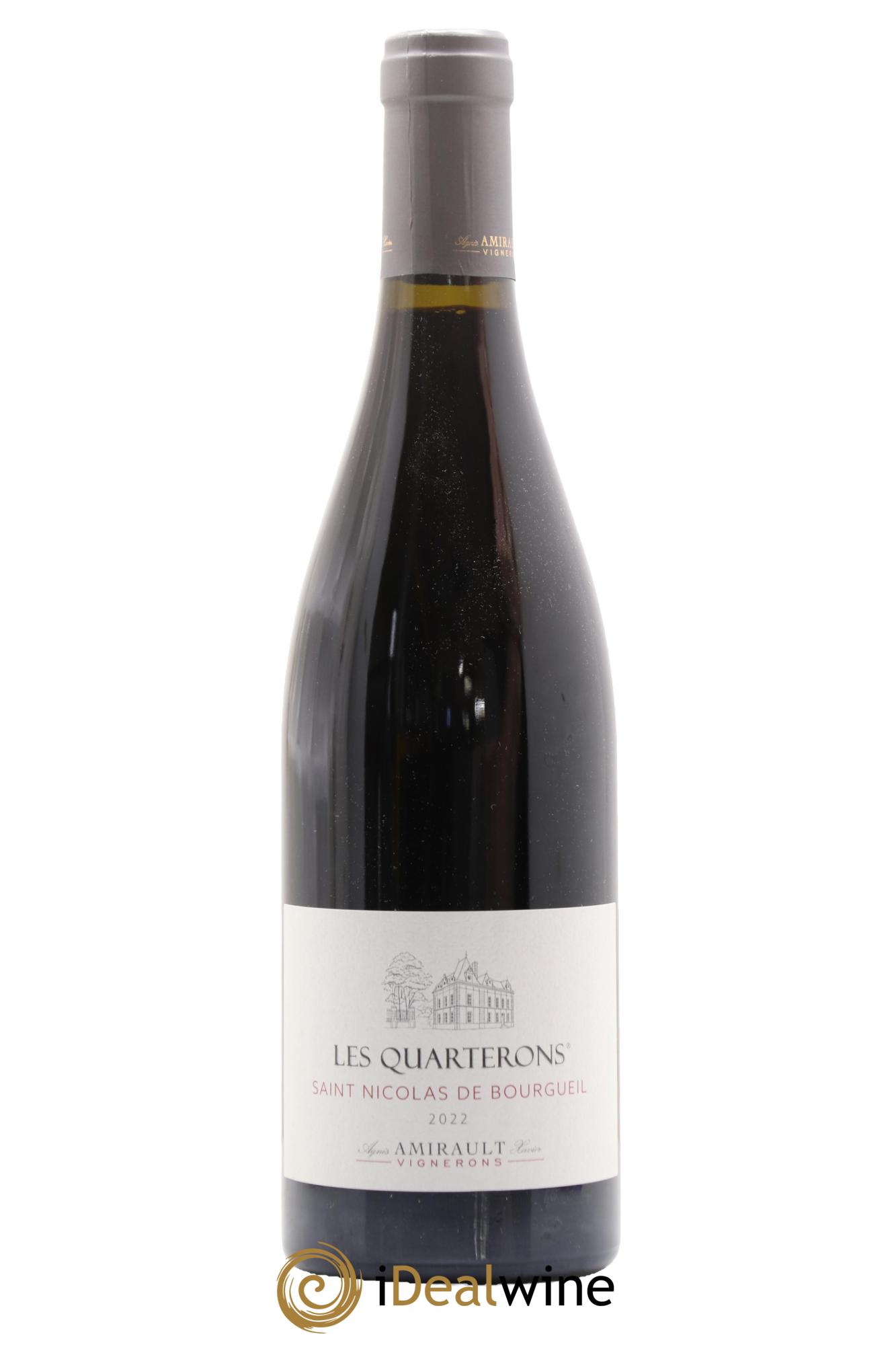 Saint-Nicolas de Bourgueil Les Quarterons Agnès et Xavier Amirault  2022 - Lot de 1 bouteille - 0