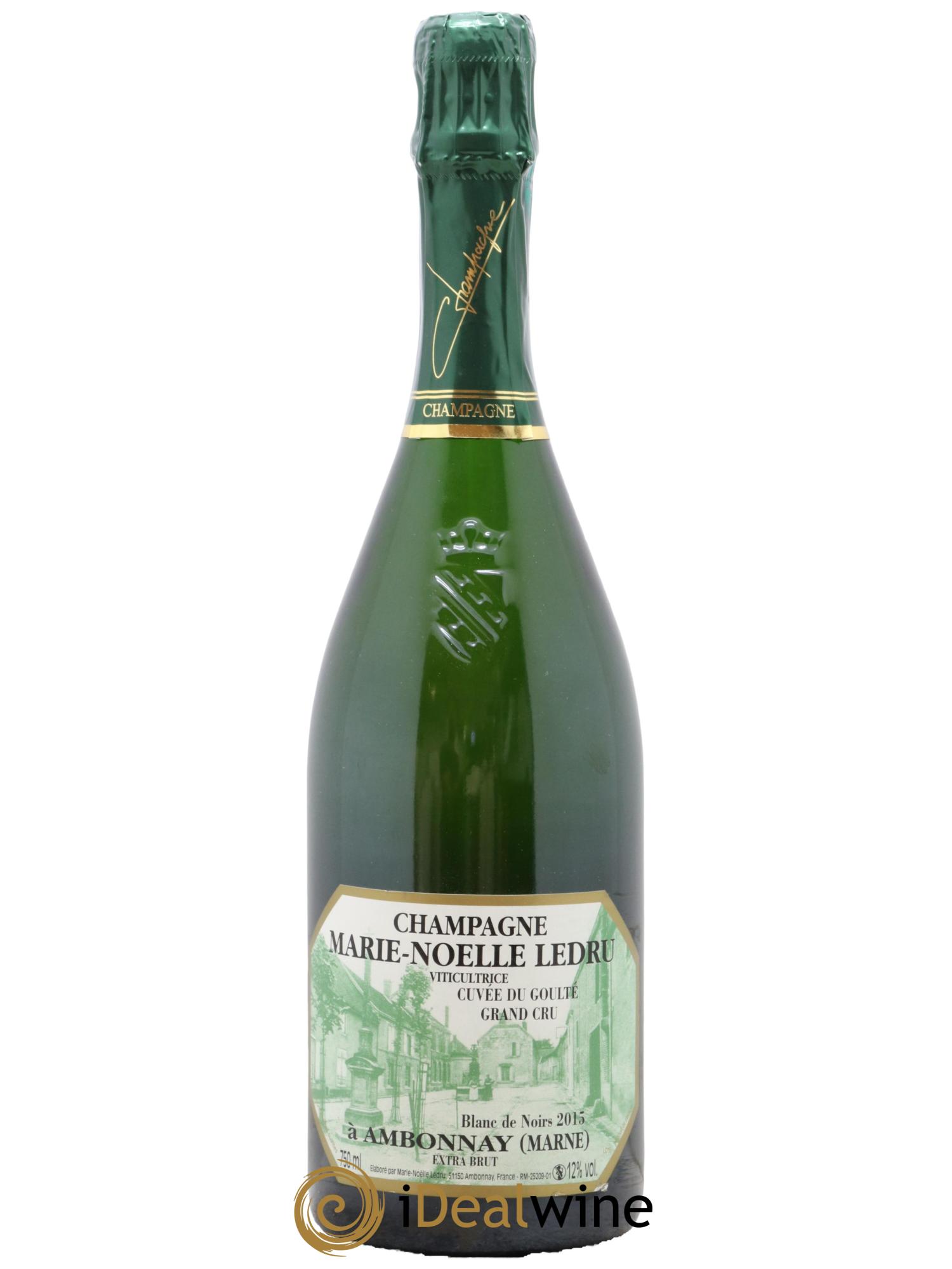 Cuvée du Goulté Blanc de Noirs Marie-Noëlle Ledru  2015 - Lot de 1 bouteille - 0