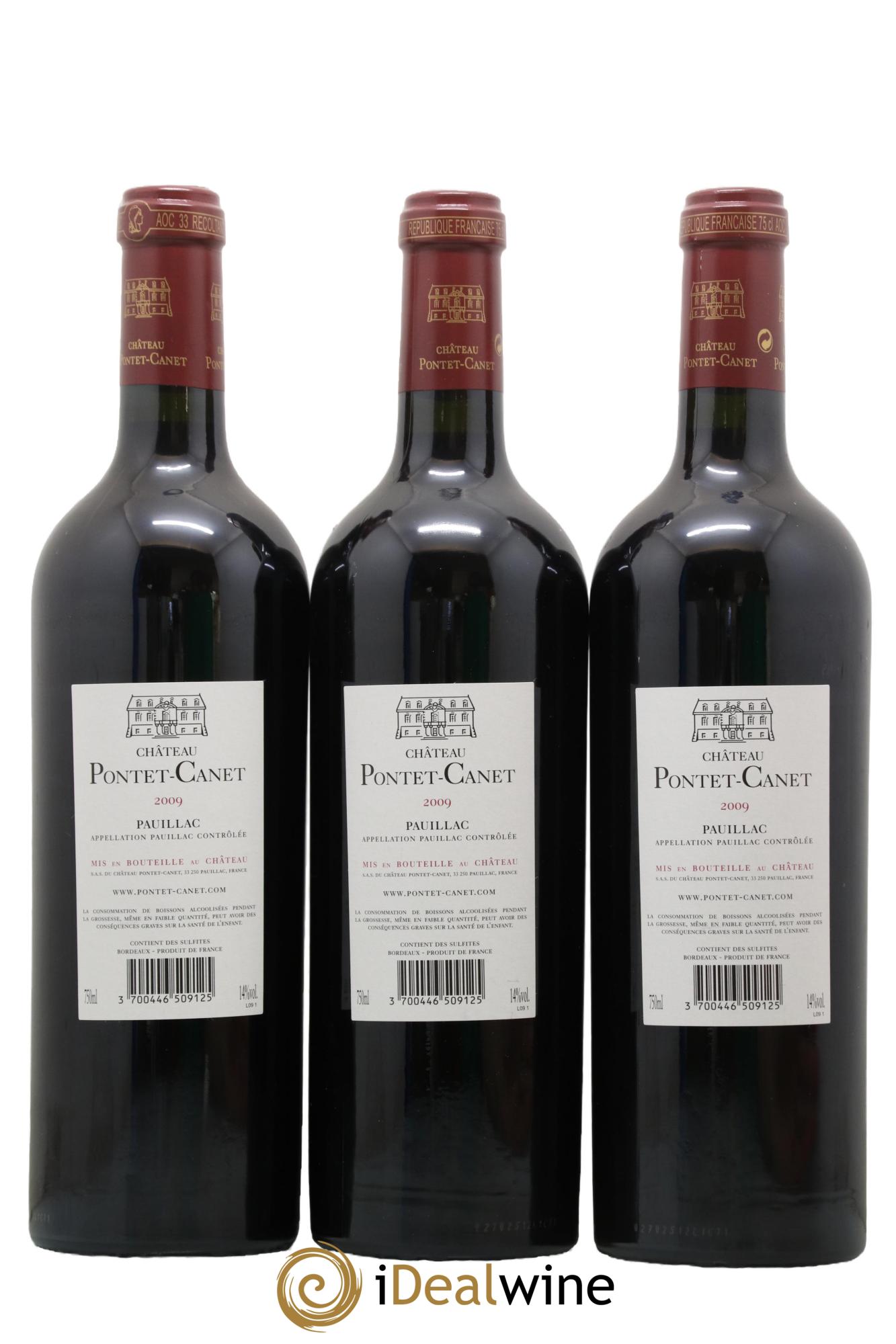 Château Pontet Canet 5ème Grand Cru Classé 2009 - Lotto di 6 bottiglie - 4