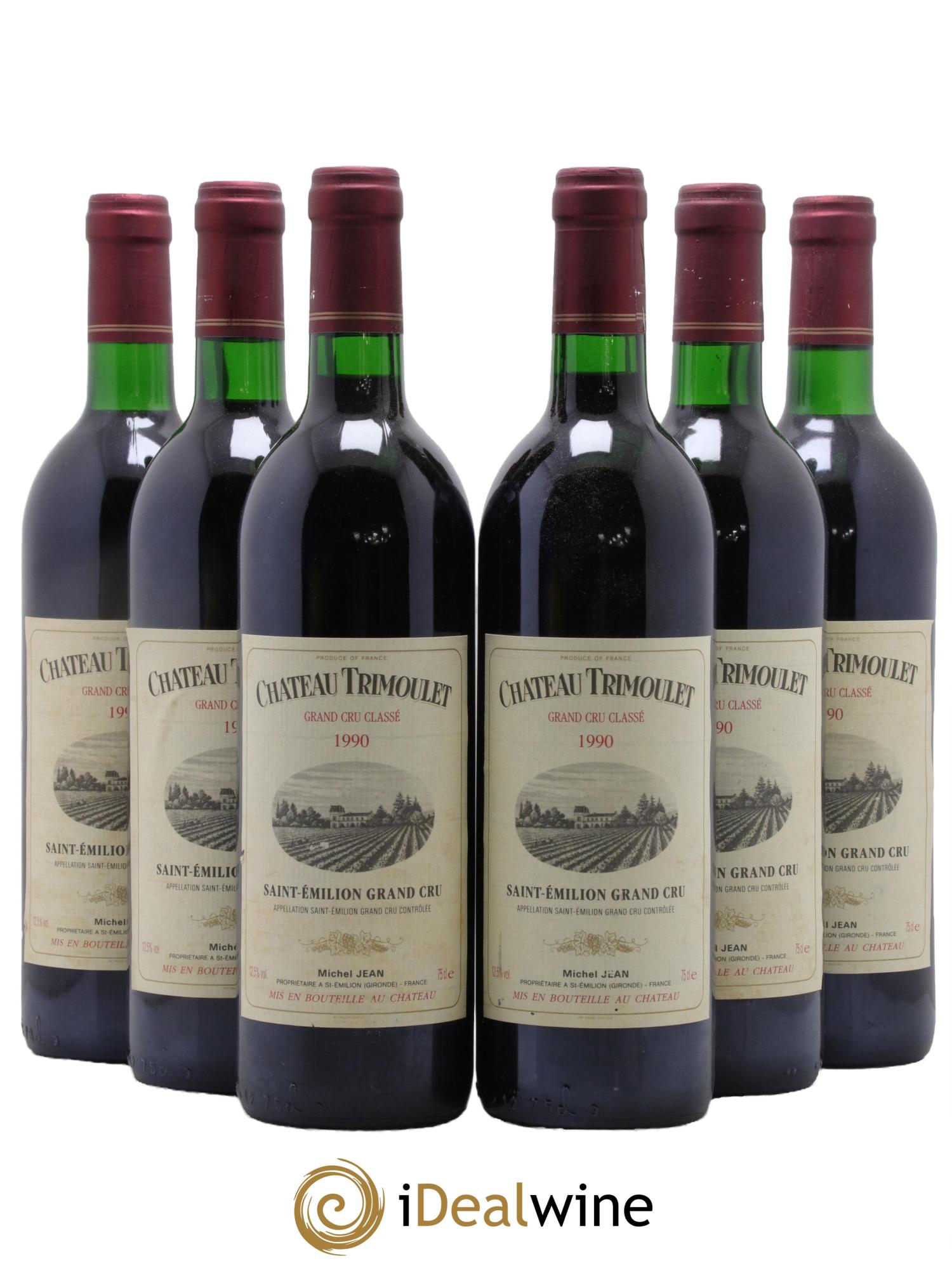 Château Trimoulet 1990 - Posten von 6 Flaschen - 0