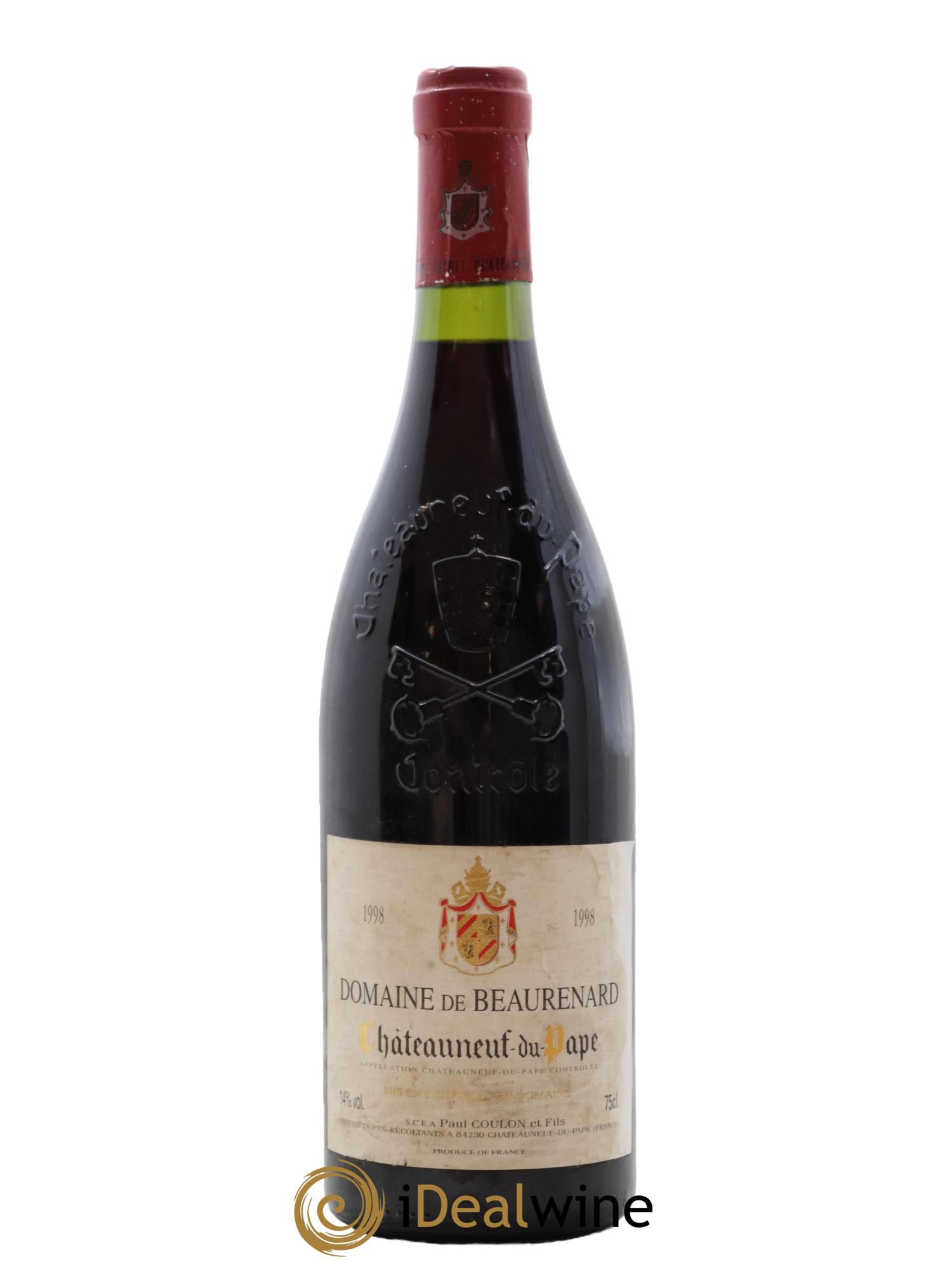 Châteauneuf-du-Pape Beaurenard (Domaine de) 1998 - Lot de 1 bouteille - 0