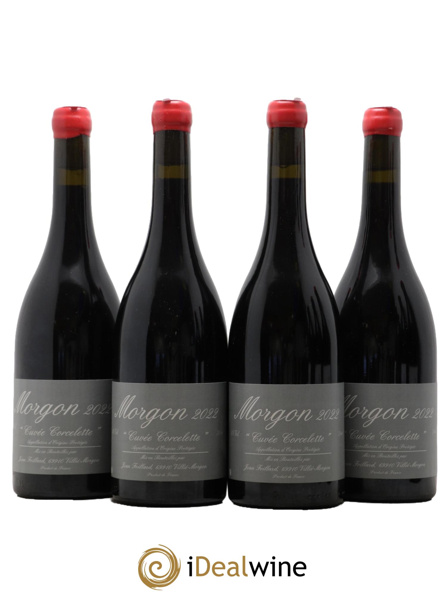 Morgon Corcelette Jean Foillard 2022 - Lotto di 4 bottiglie - 0