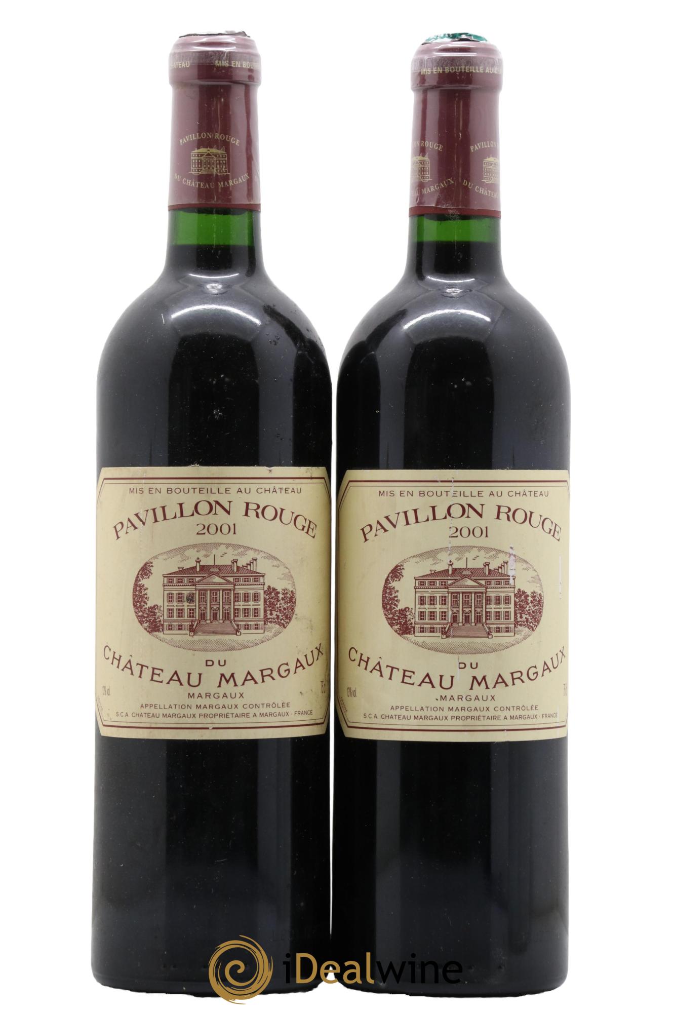 Pavillon Rouge du Château Margaux Second Vin 2001 - Lot of 2 bottles - 0