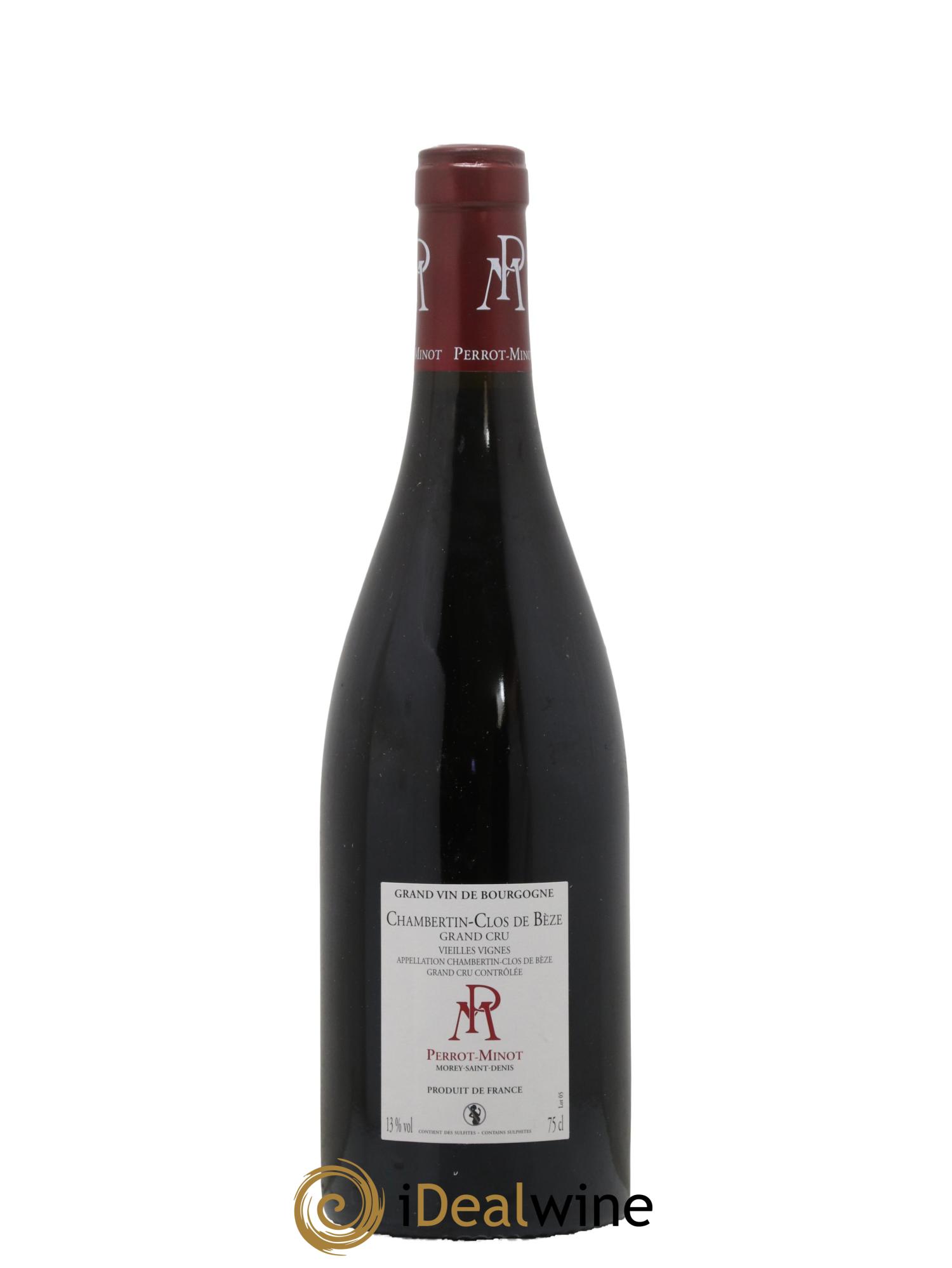 Chambertin Clos de Bèze Grand Cru Vieilles vignes Perrot-Minot  2018 - Lot de 1 bouteille - 1