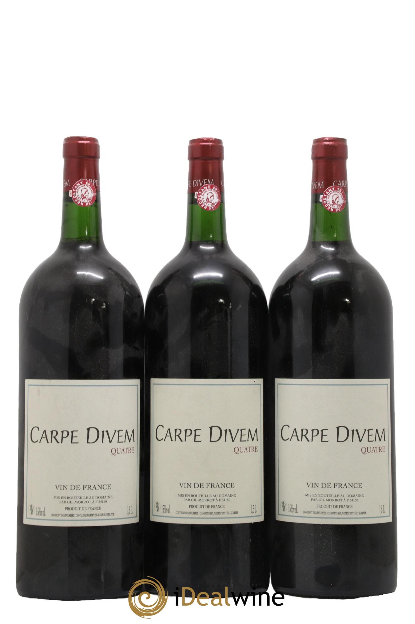 Vin de France Quatre Carpe Divem Gil Morrot - Lotto di 3 magnum - 0