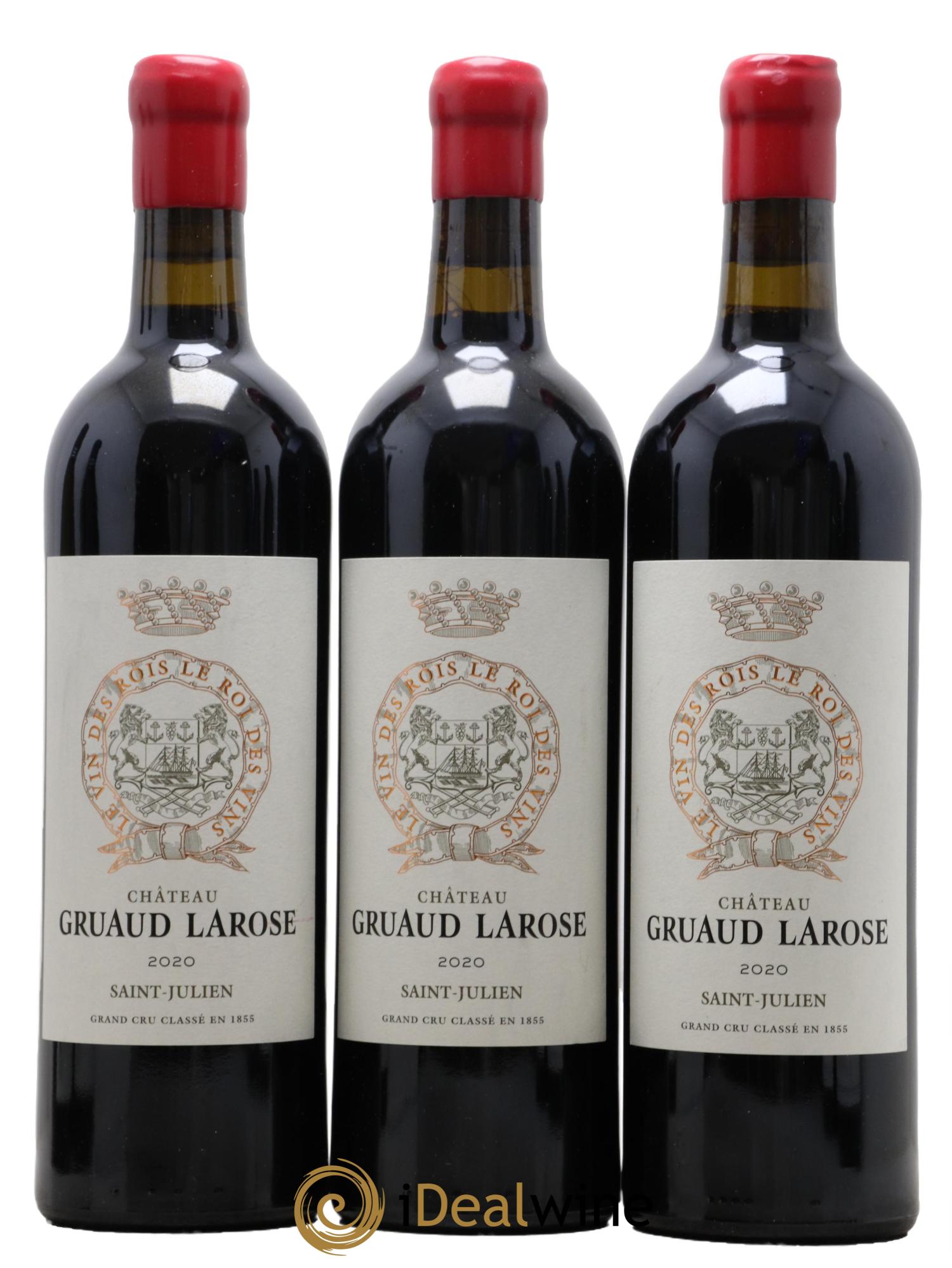 Château Gruaud Larose 2ème Grand Cru Classé  2020 - Lot of 3 bottles - 0