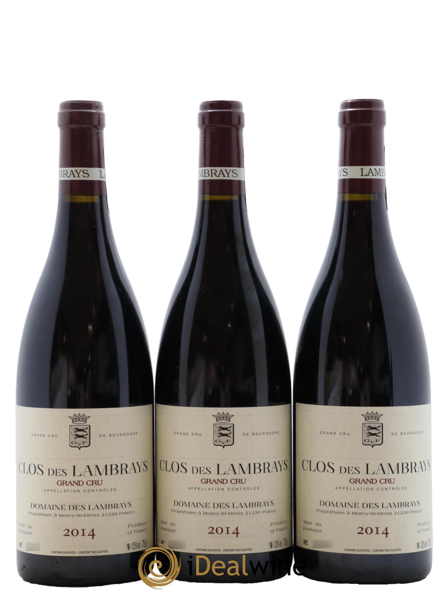 Clos des Lambrays Grand Cru Domaine des Lambrays 2014 - Lot de 6 bouteilles - 2