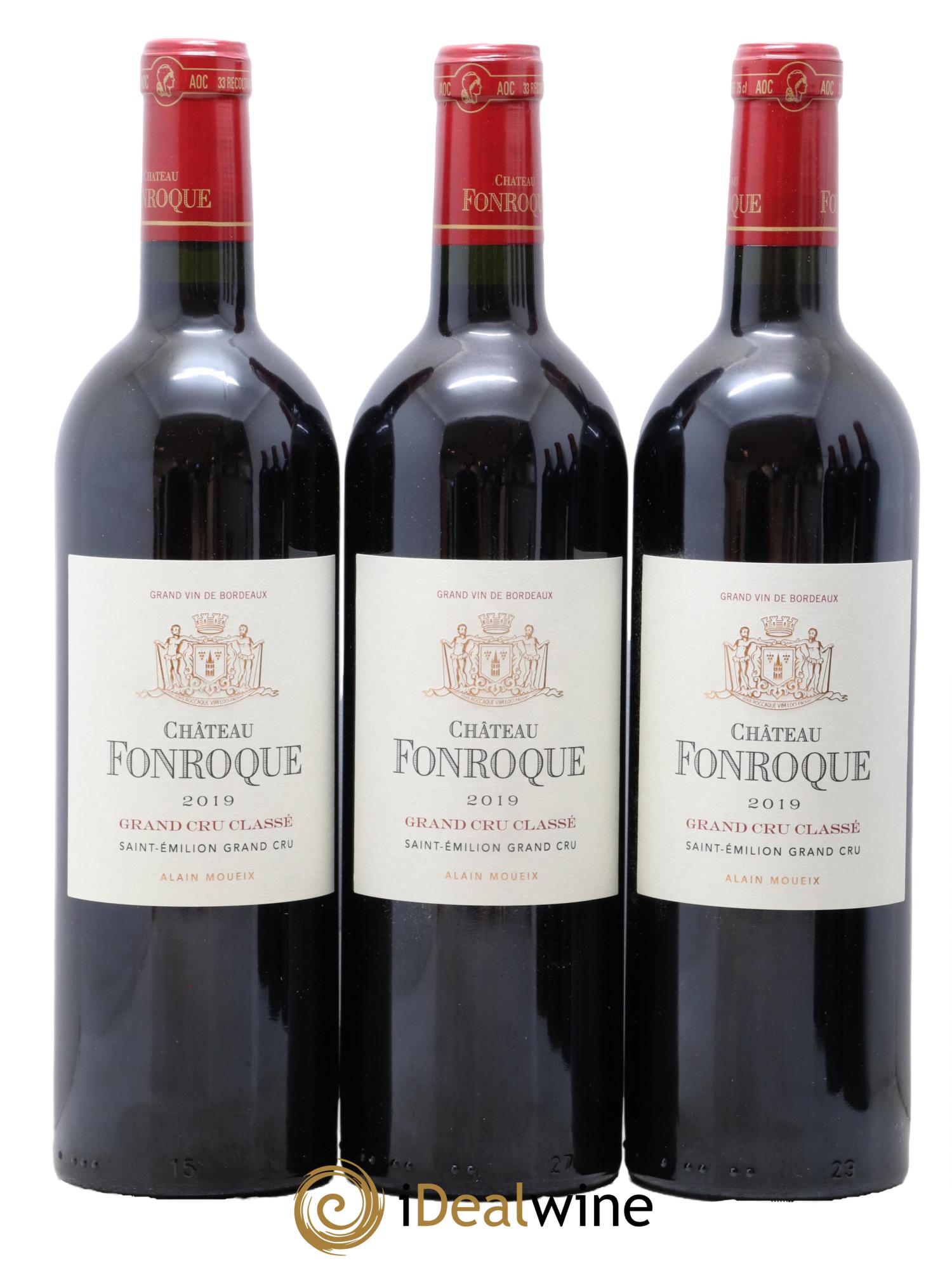 Château Fonroque Grand Cru Classé  2019 - Posten von 12 Flaschen - 3