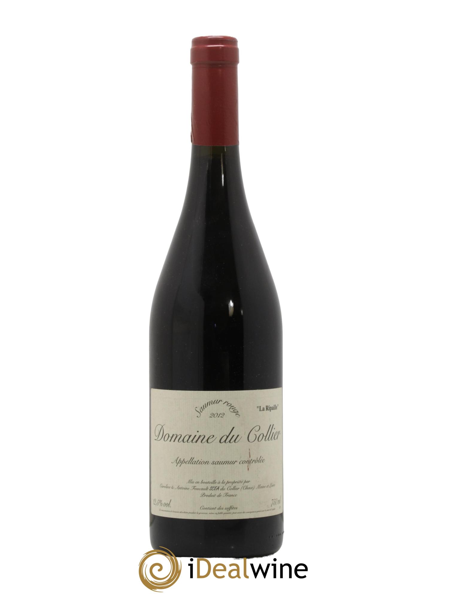 Saumur La Ripaille Domaine du Collier 2012 - Lotto di 1 bottiglia - 0