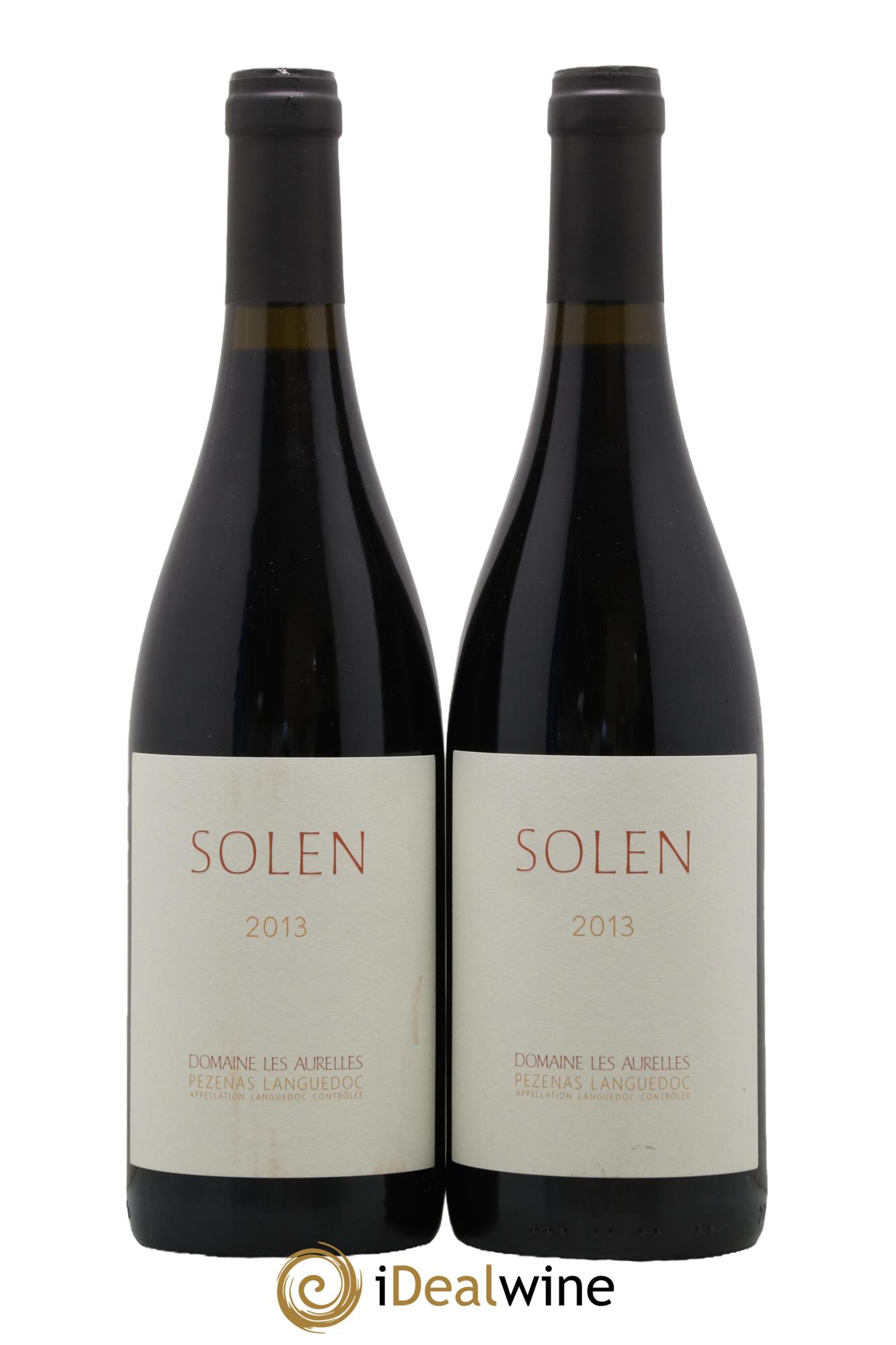 Pézenas Languedoc Solen Domaine les Aurelles 2013 - Posten von 2 Flaschen - 0