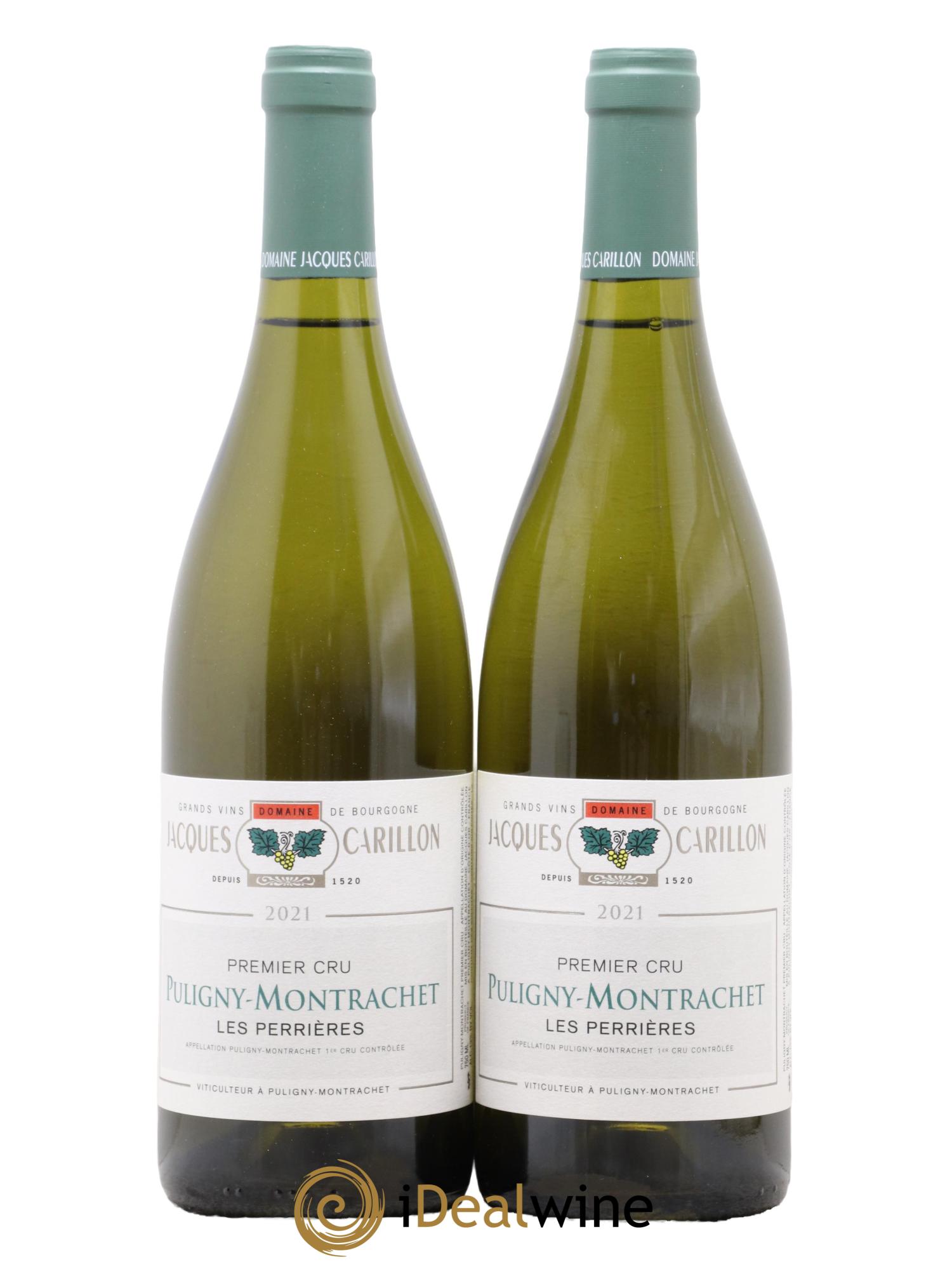 Puligny-Montrachet 1er Cru Les Perrières Jacques Carillon (Domaine) 2021 - Posten von 2 Flaschen - 0