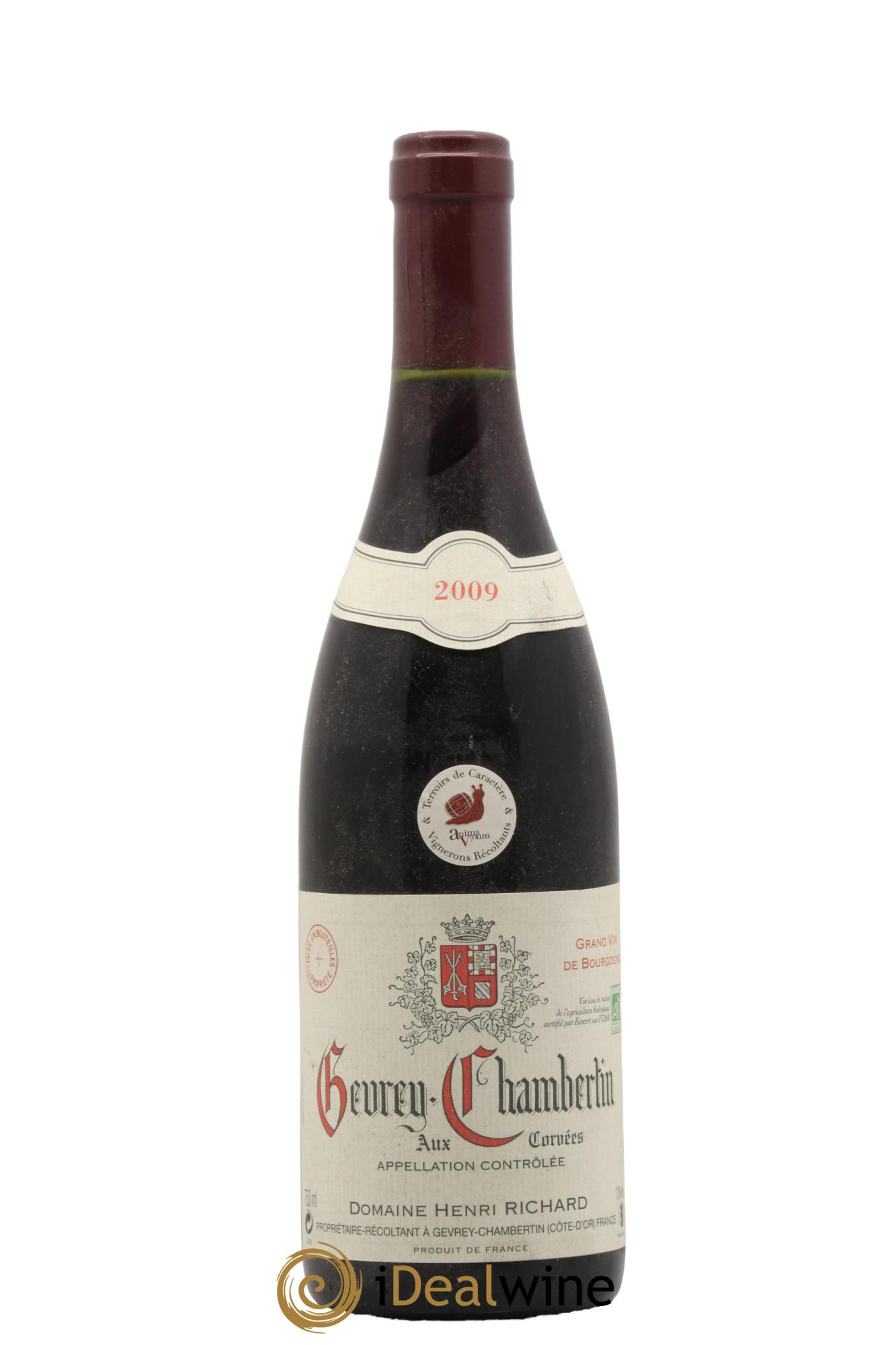 Gevrey-Chambertin Aux Corvées Henri Richard 2009 - Lotto di 1 bottiglia - 0