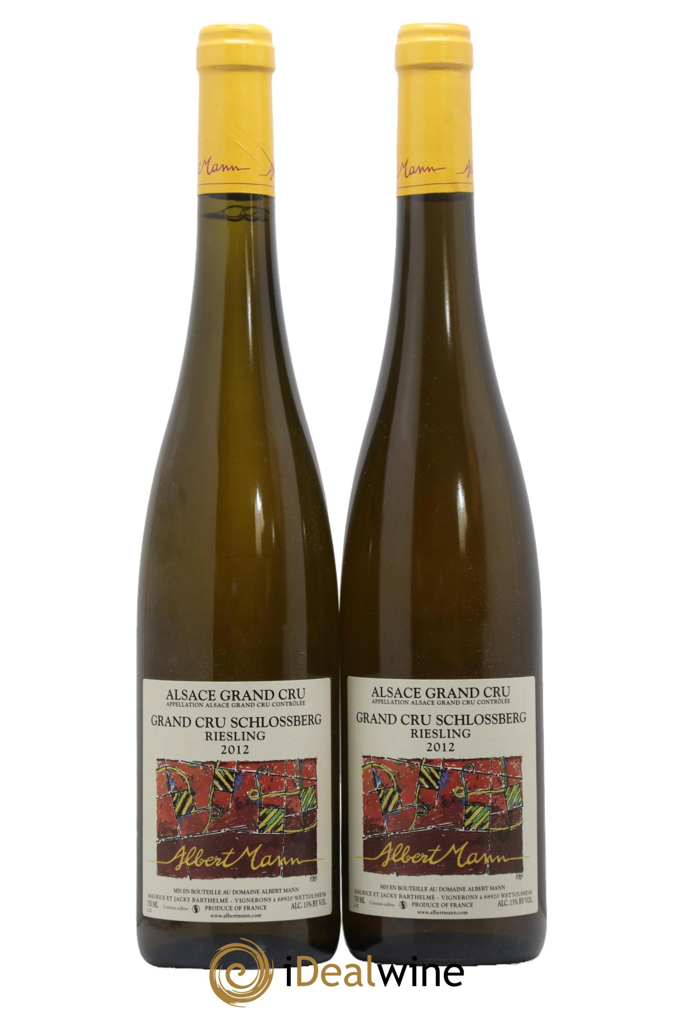 Alsace Riesling Grand Cru Schlossberg Albert Mann 2012 - Posten von 2 Flaschen - 0